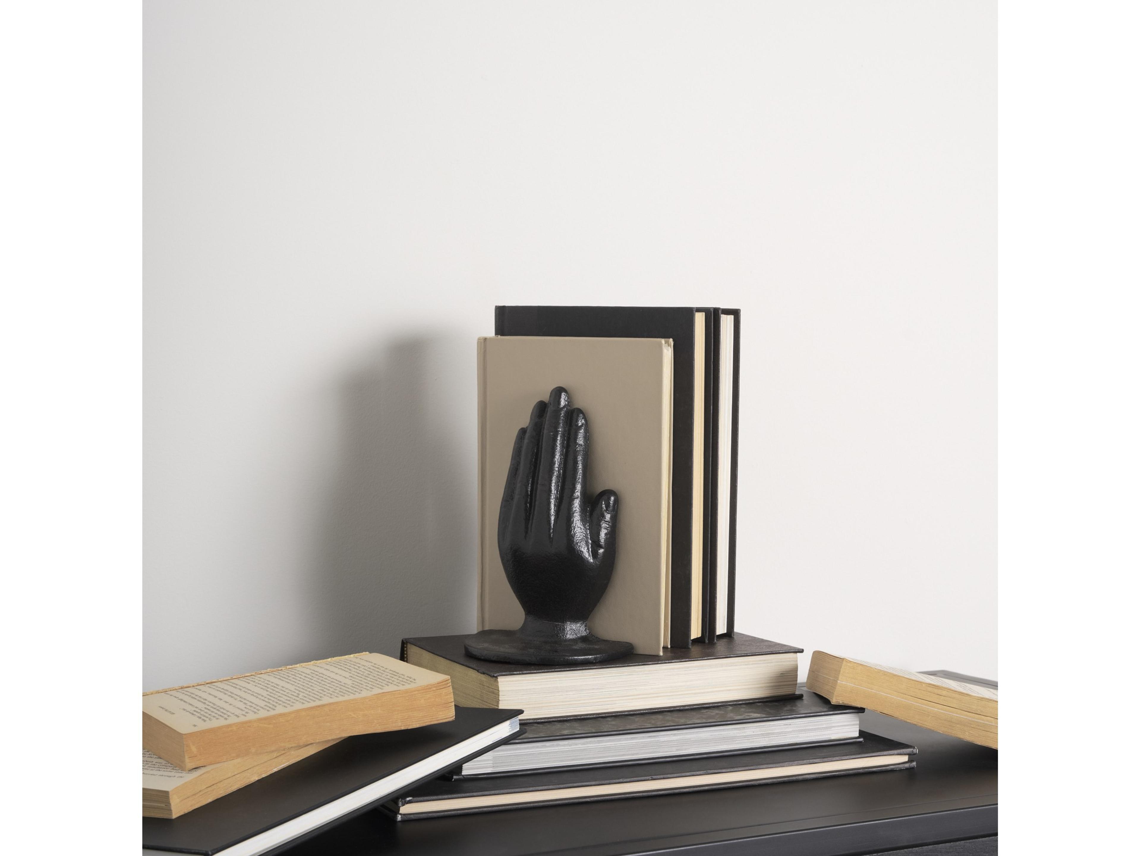 Mercana Praying Hands Bronze Cast Iron Book Ends