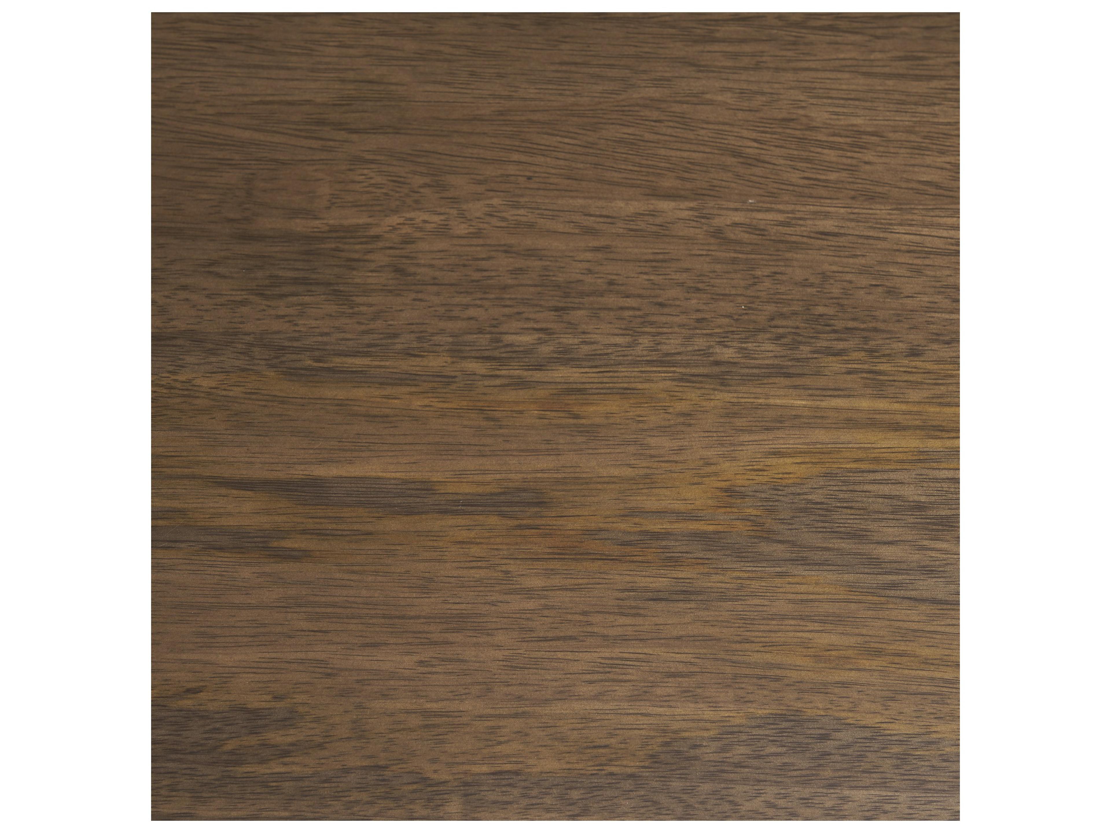 Mercana Isla Oval Dining Table w/Dark Brown Wood Top & Double Pedestal