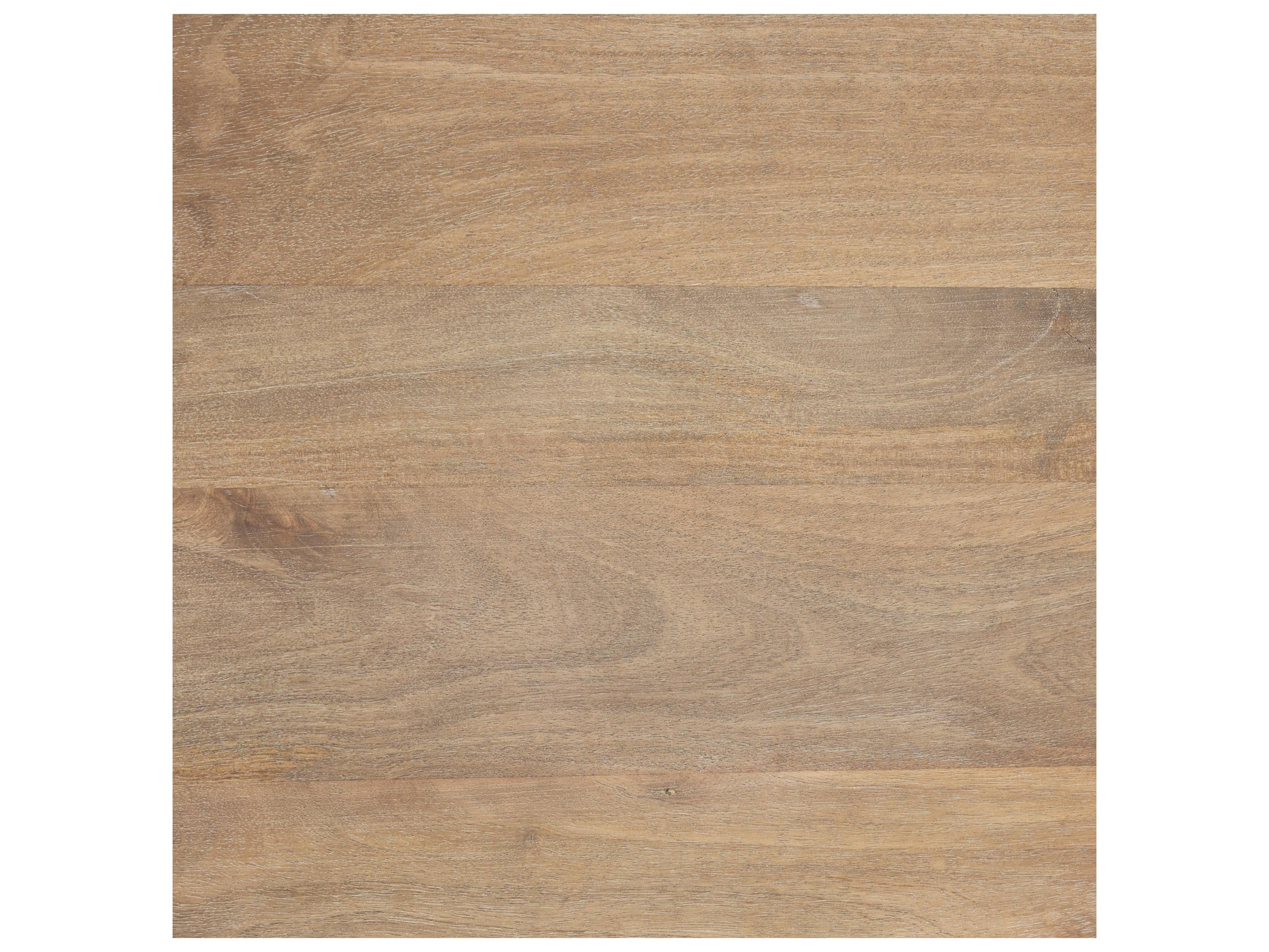 Mercana Etienne Light Brown Wood w/ Iron Metal Counter Stool