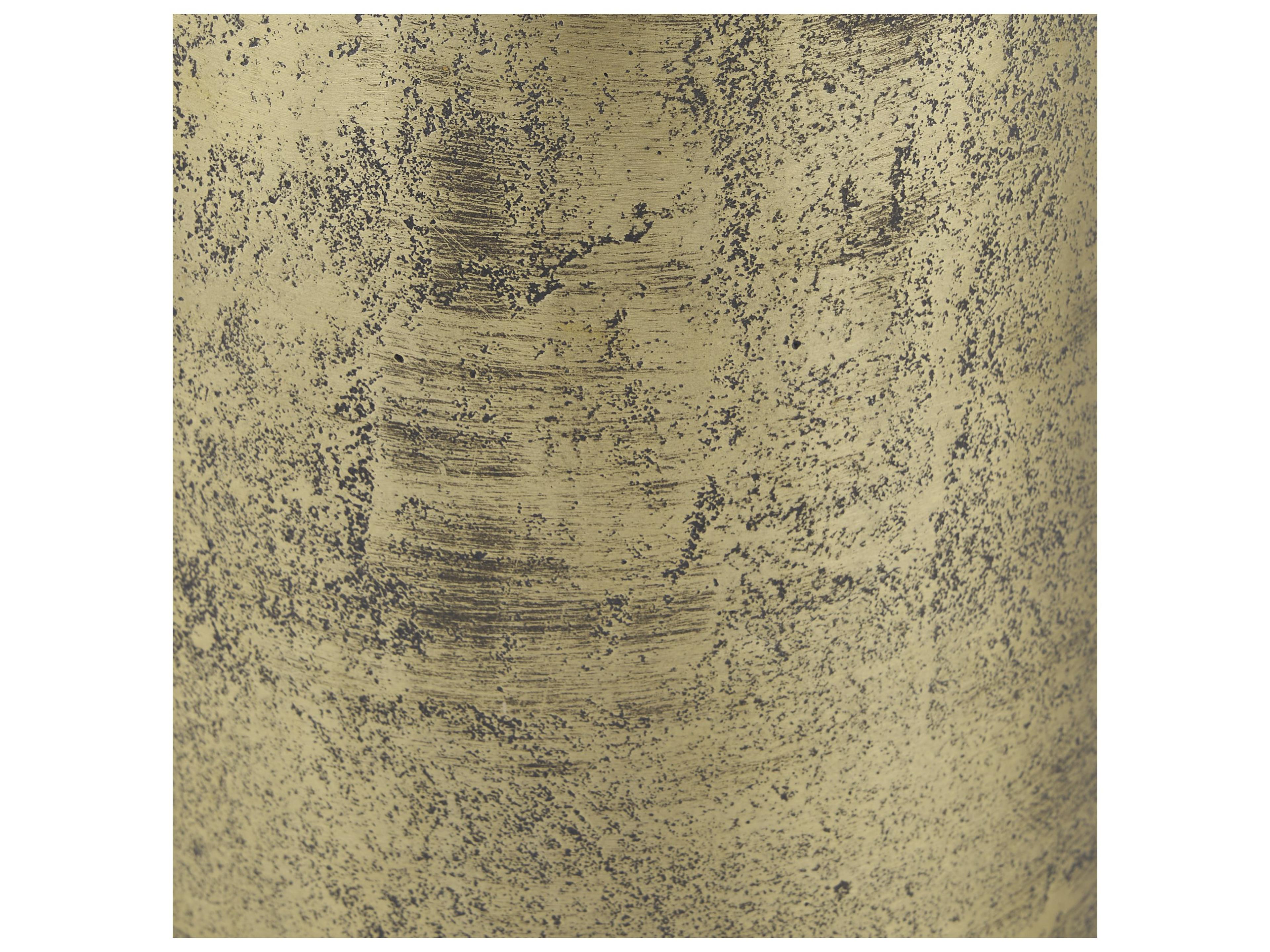 Mercana Quonset Extra Tall Brass Finished Aluminum Metal Pillar Object