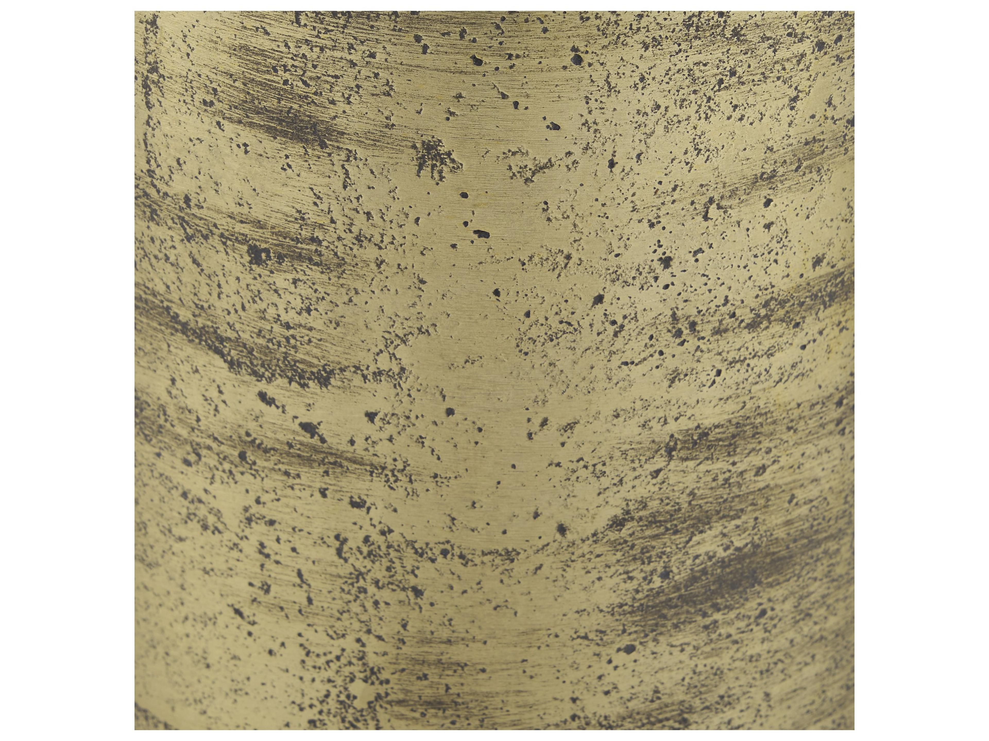 Mercana Quonset Extra Tall Brass Finished Aluminum Metal Pillar Object