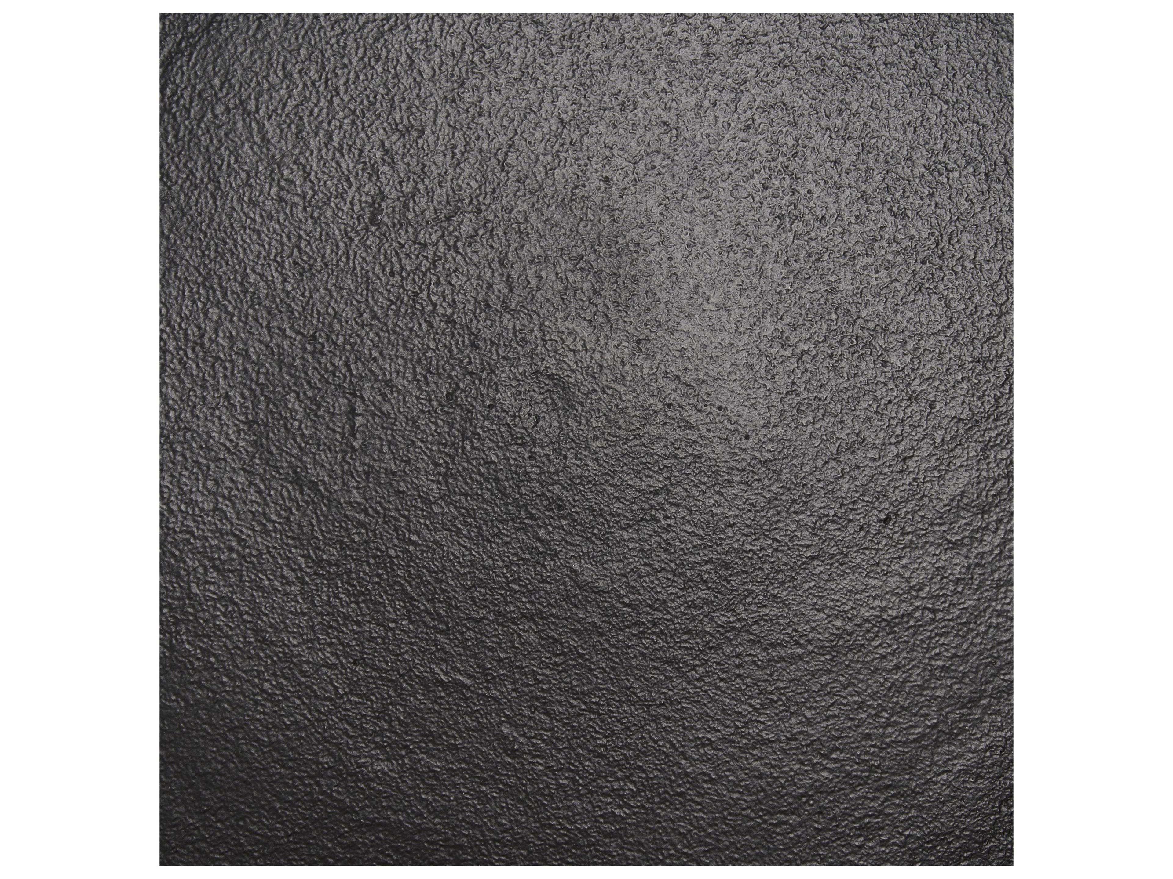 Mercana Sobi Textured Matte Black Round Metal Accent Table