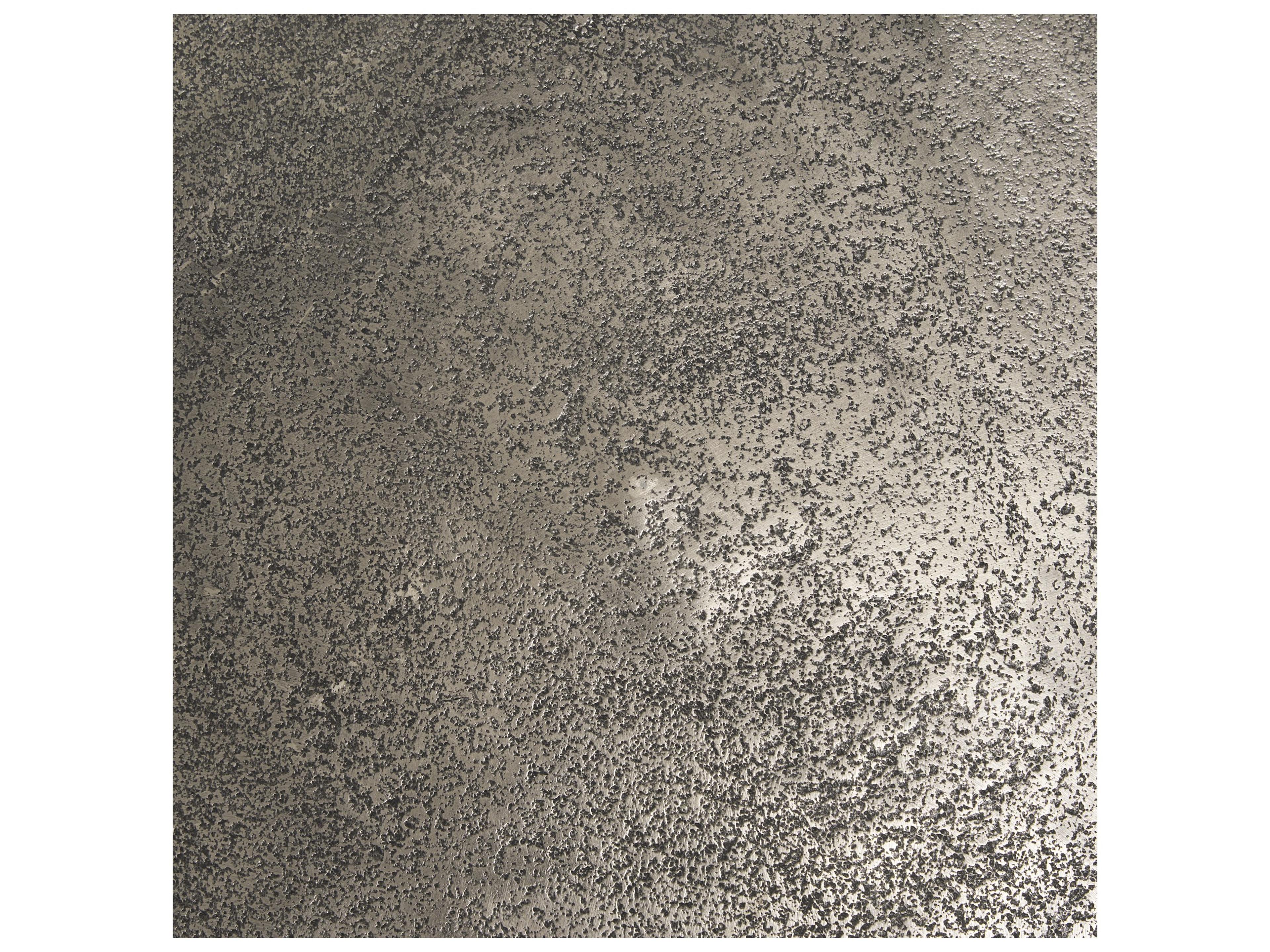 Mercana Maggie Textured Silver Nickel Cast Aluminum Metal Accent Table