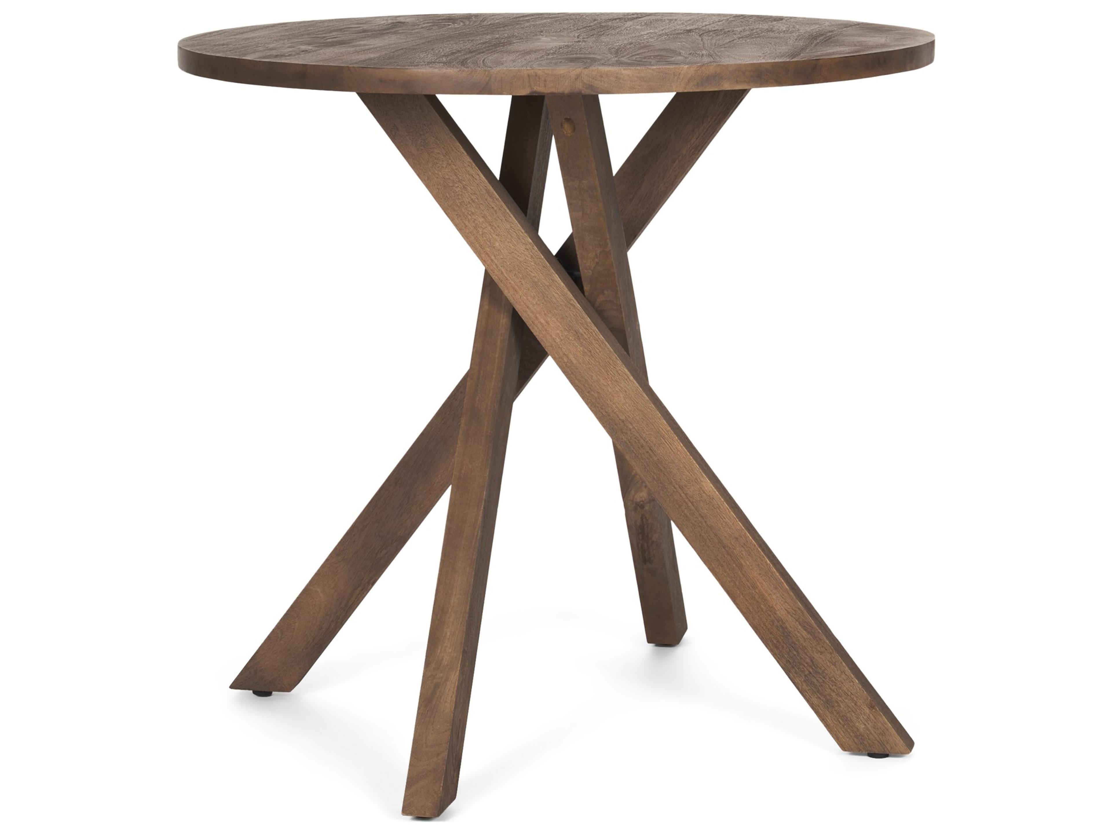 Solana Medium Brown Wood Foyer Table