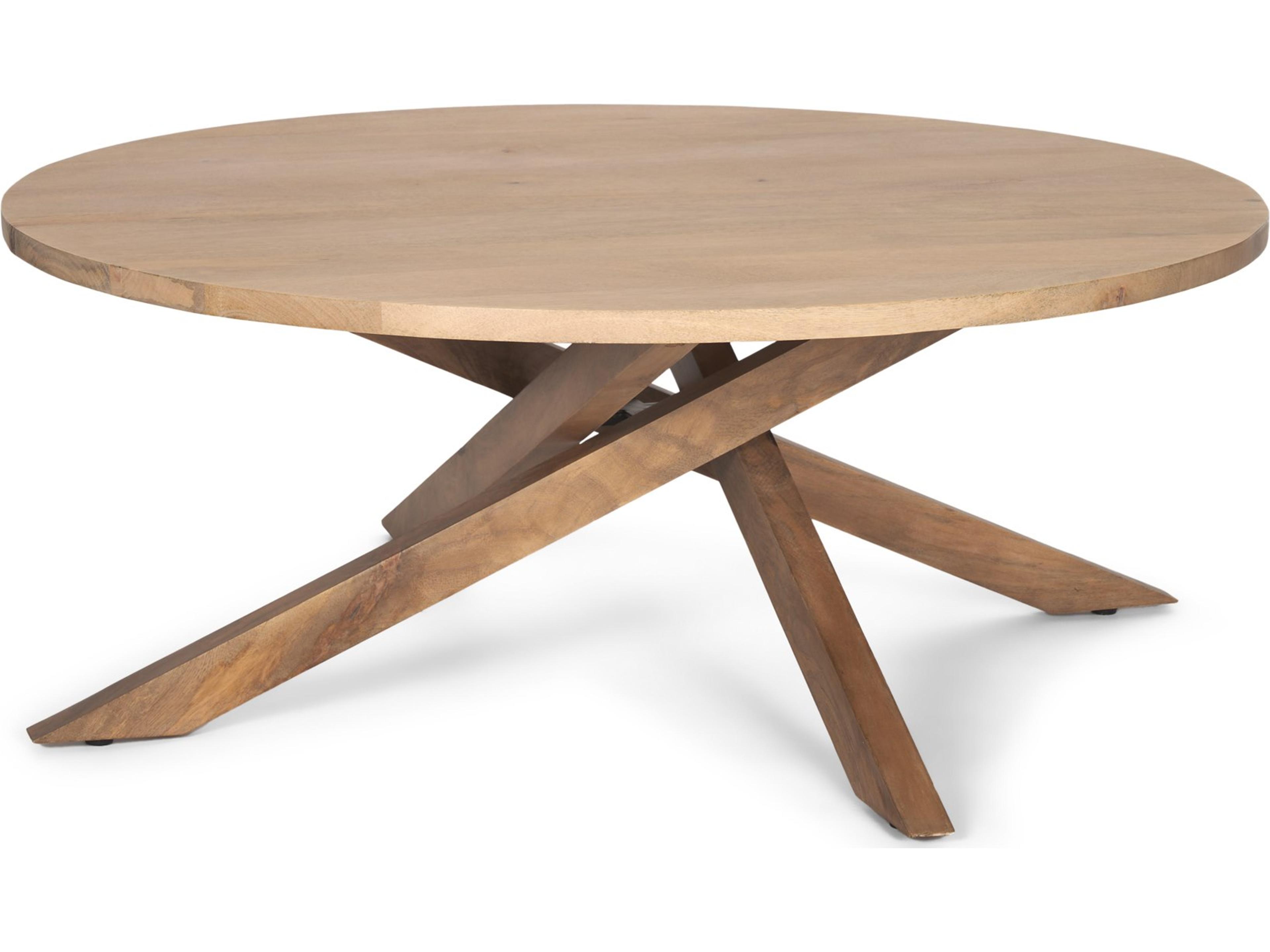 Solana Light Brown Wood Coffee Table