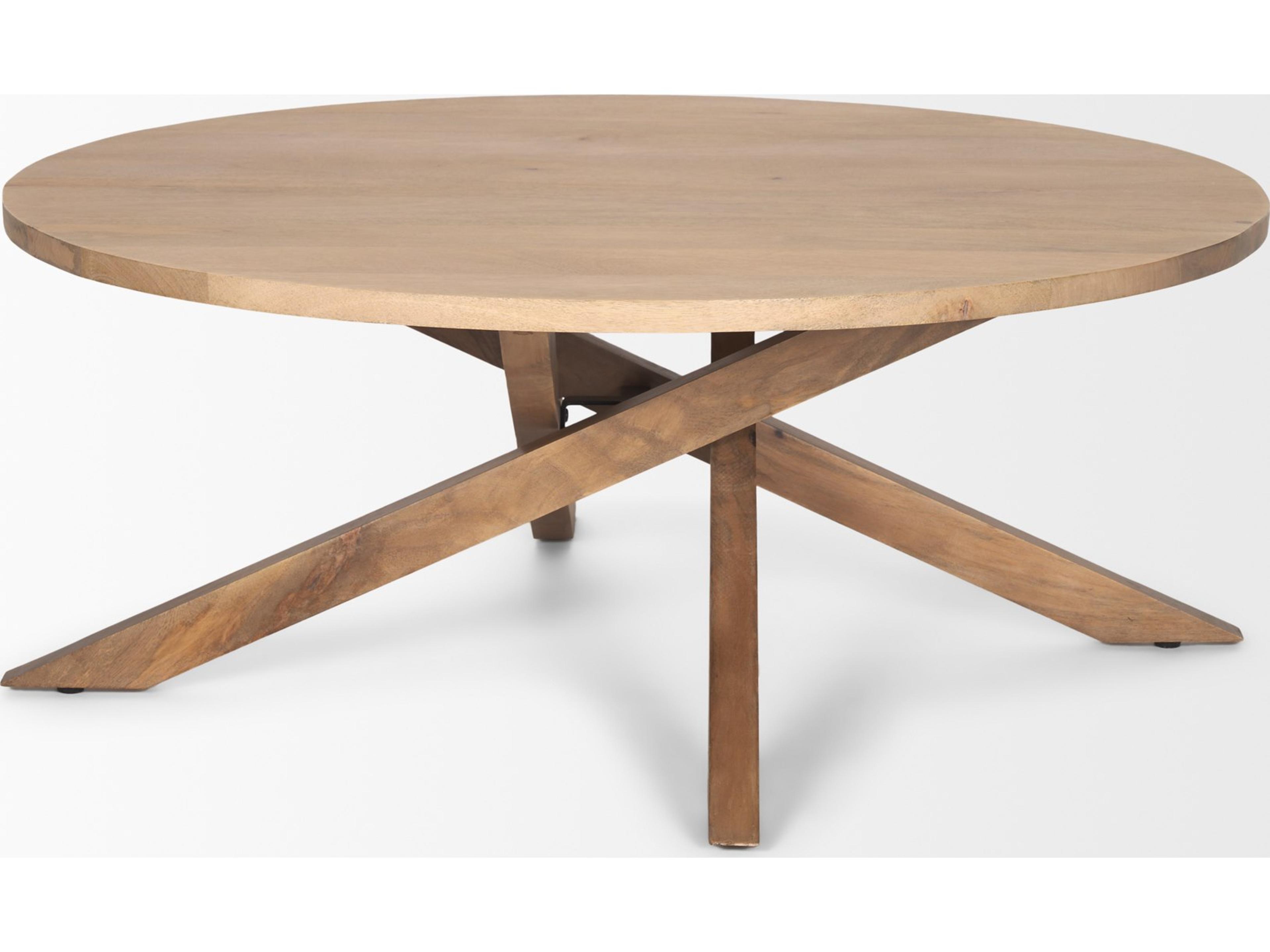 Mercana Solana Light Brown Wood Coffee Table
