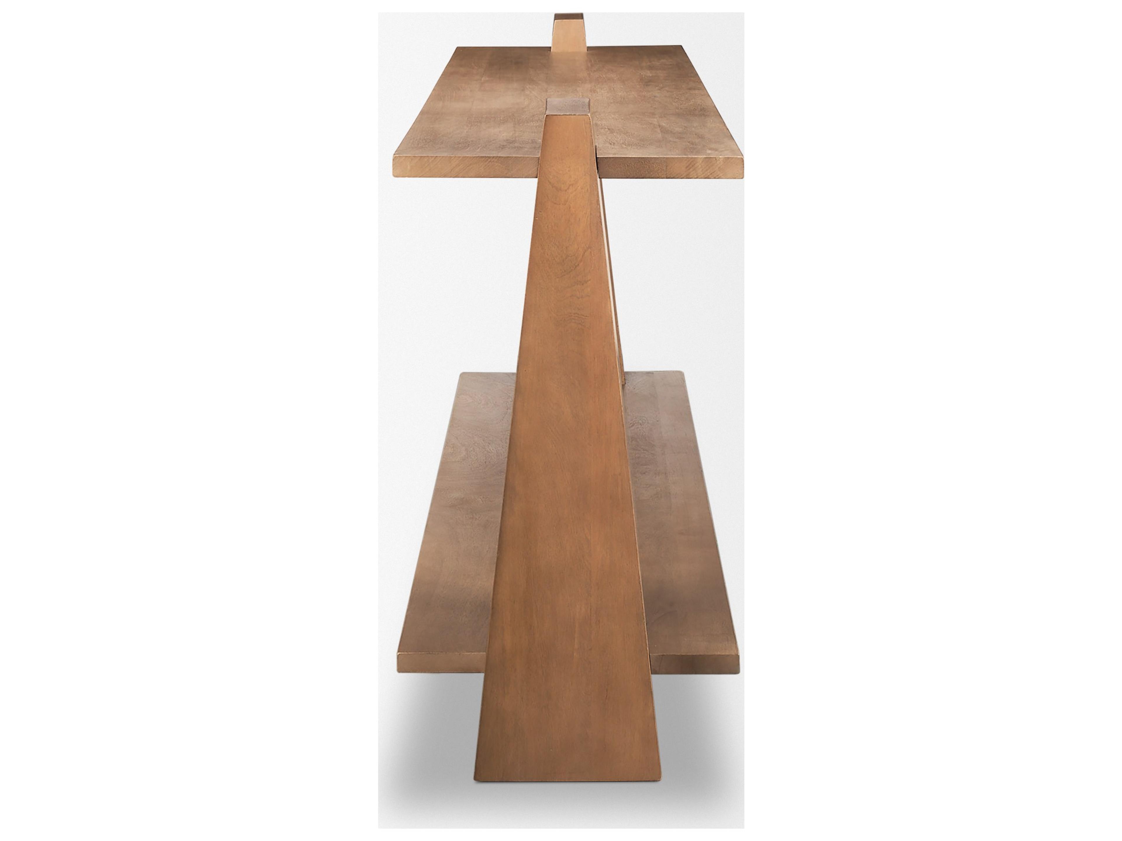 Mercana Eula Medium Brown Wood Console Table