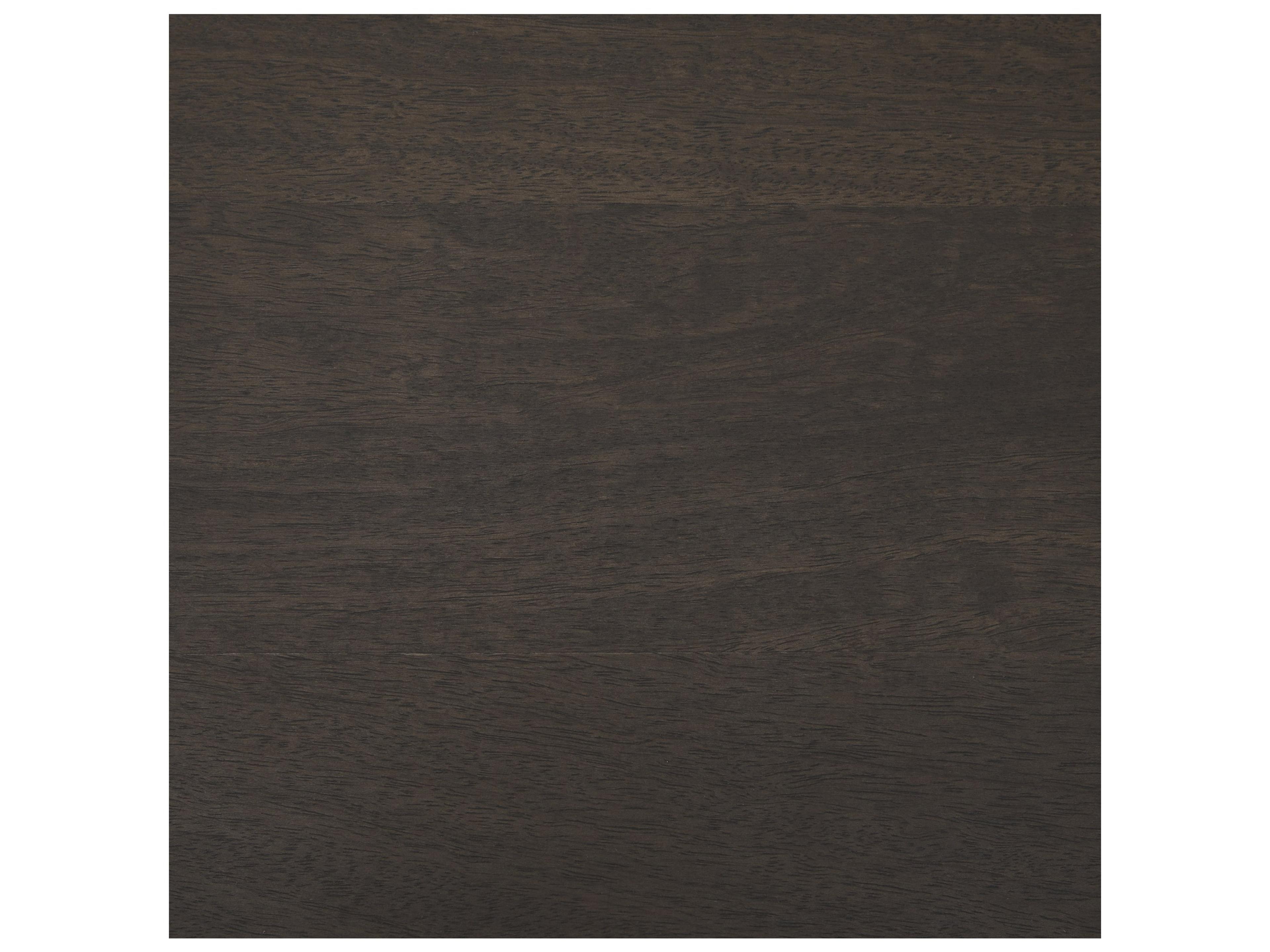 Mercana Romi Dark Brown Wood w/ Bottom Shelf Round Accent Table