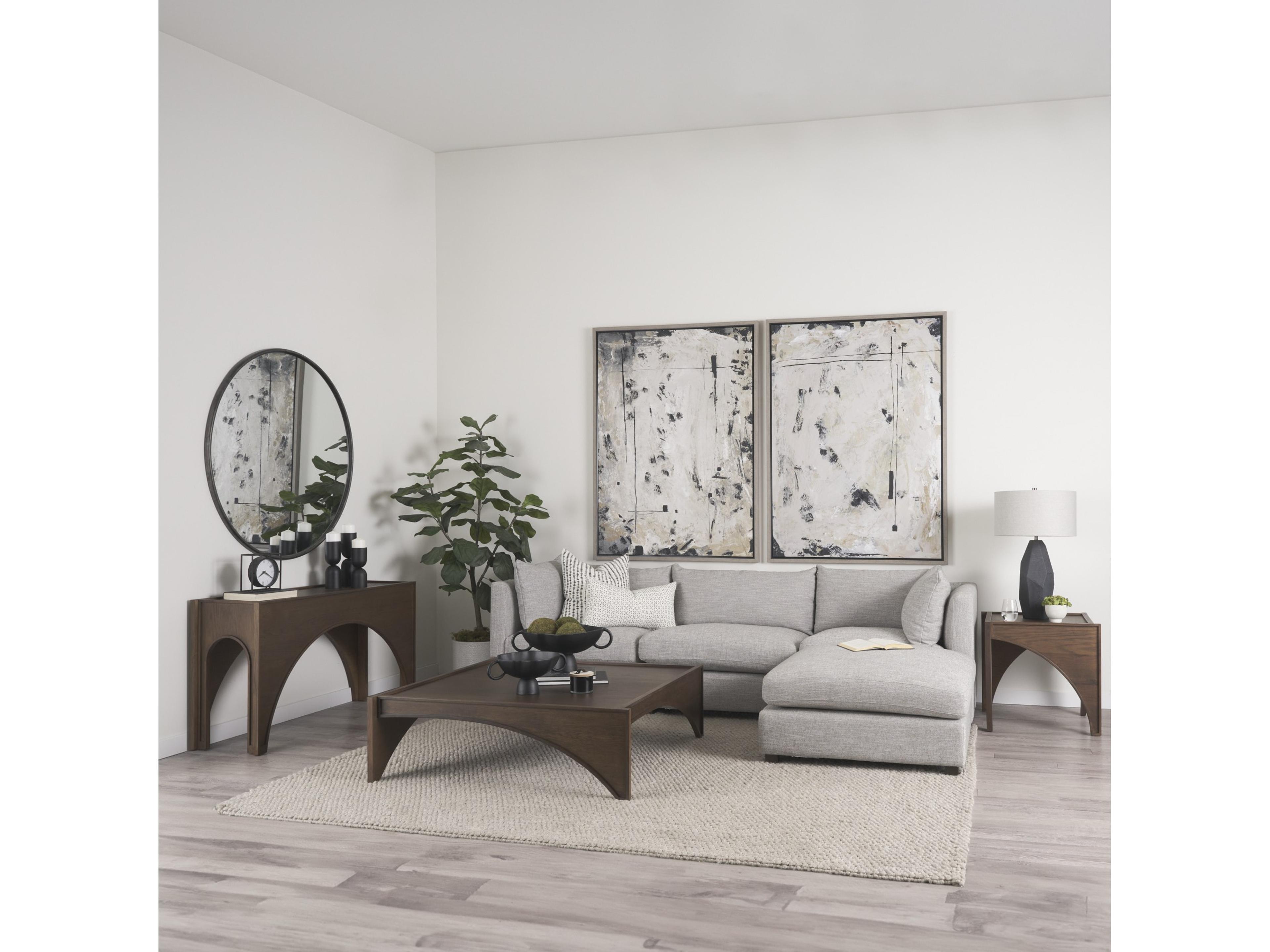 Mercana Laraya Medium Brown Wood Coffee Table