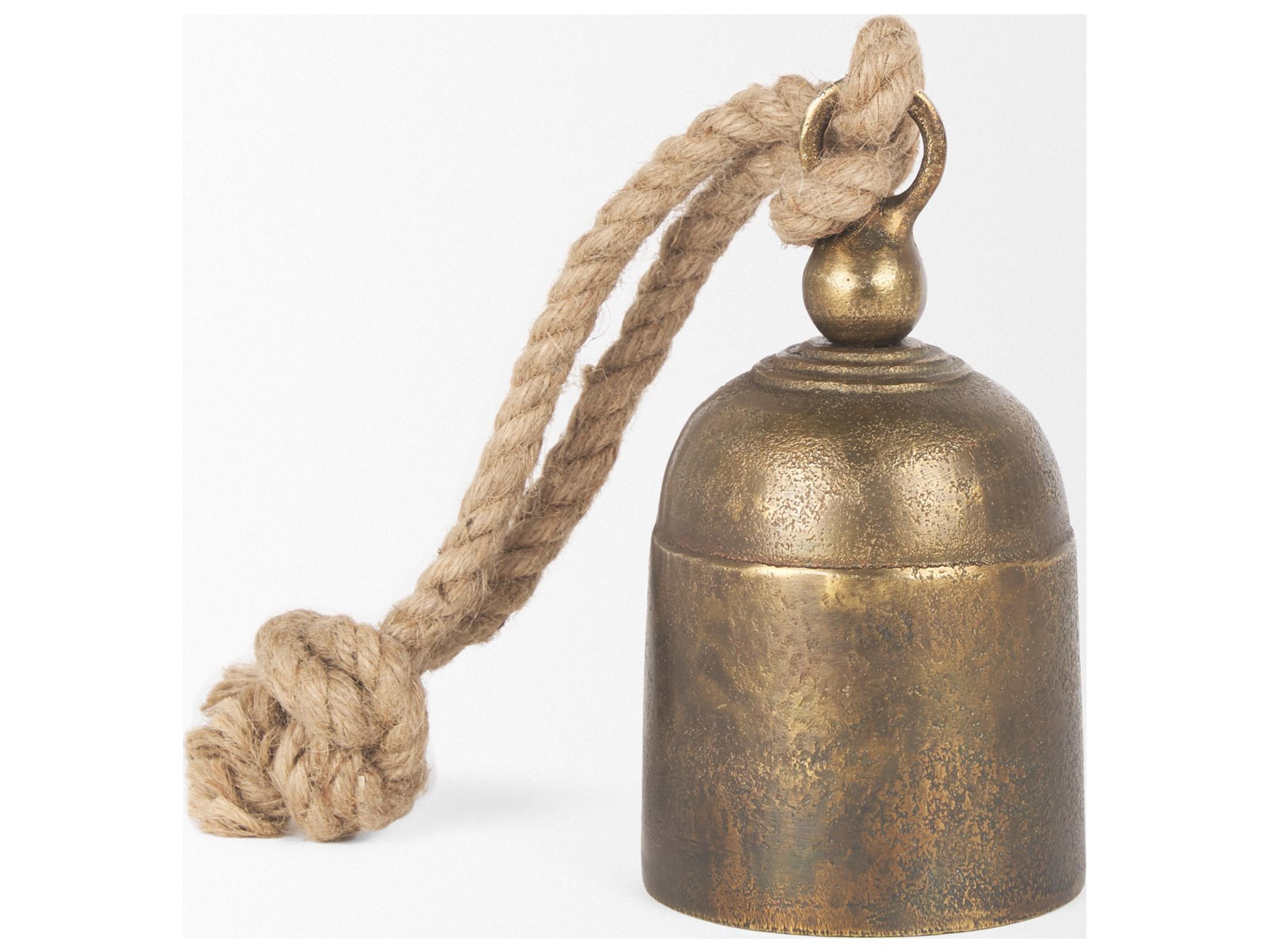 Mercana Quincy Small Gold Metal Decorative Bell Object