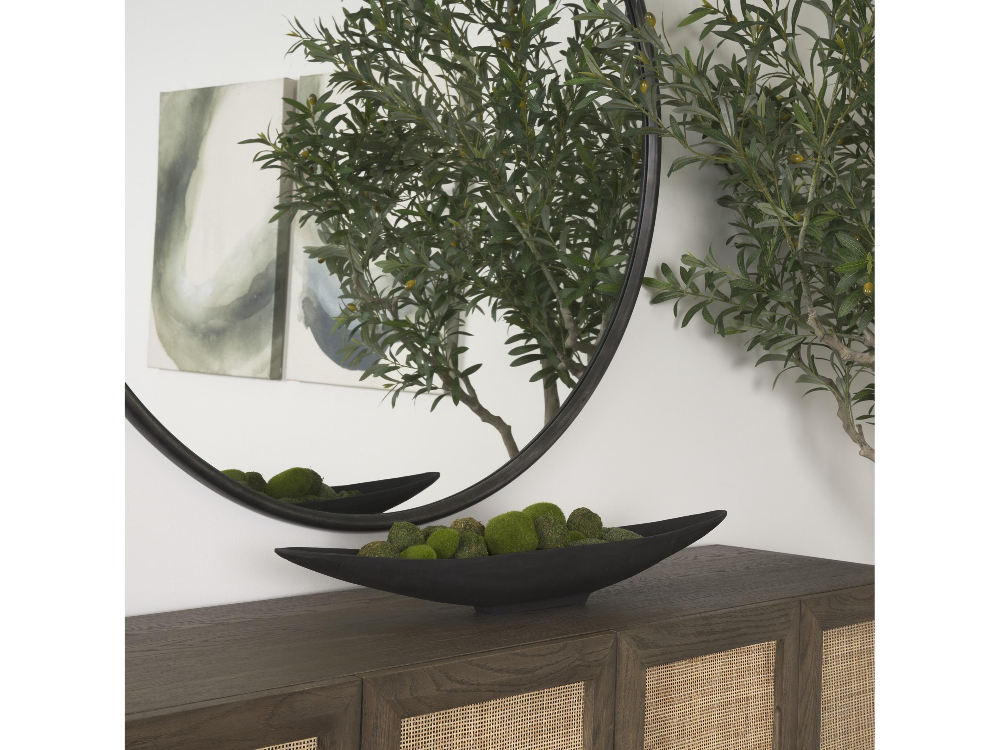 Mercana Piero Small Matte Black Metal Decorative Bowl
