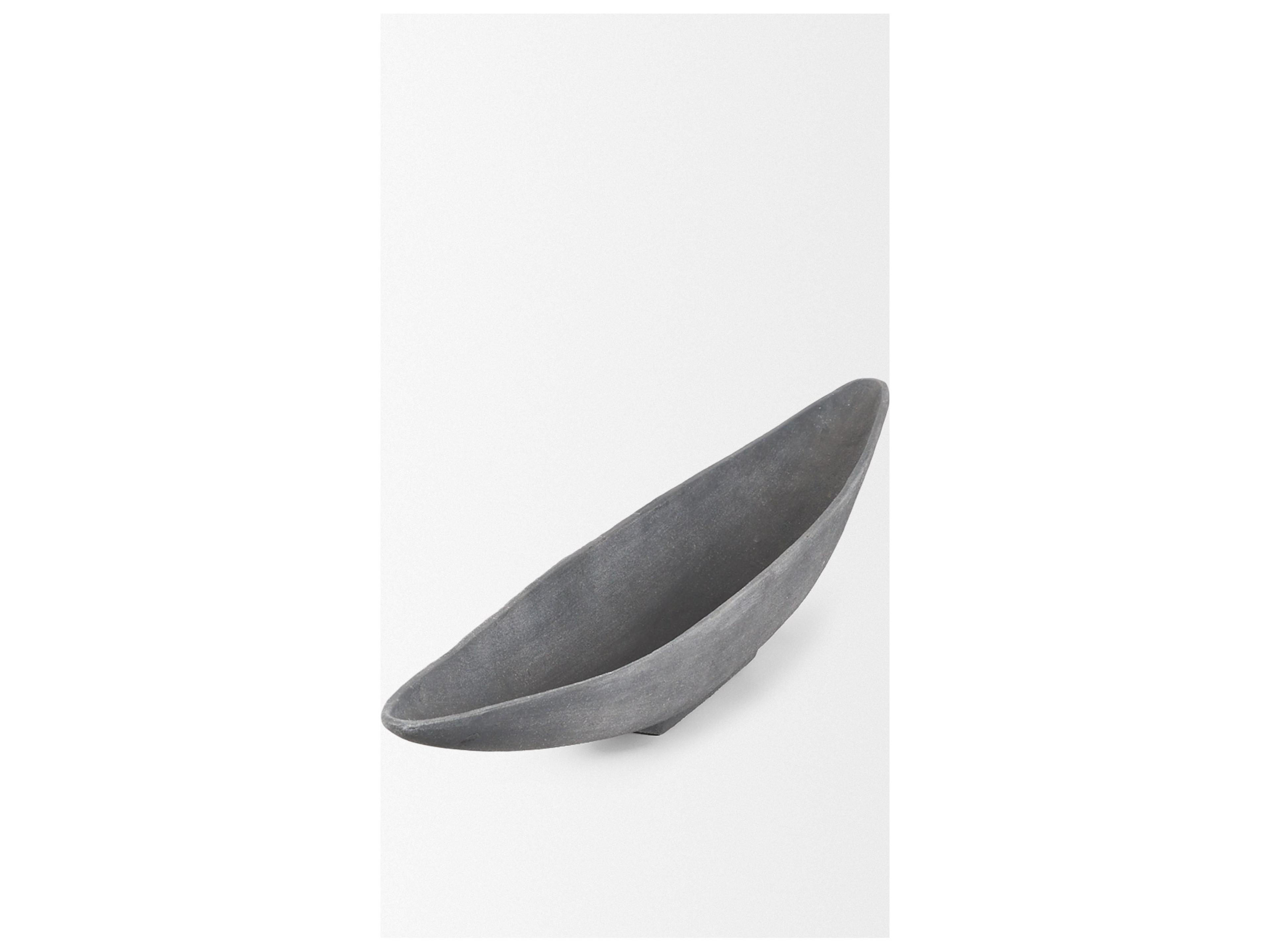 Mercana Piero Small Concrete Finished Metal Decorative Bowl