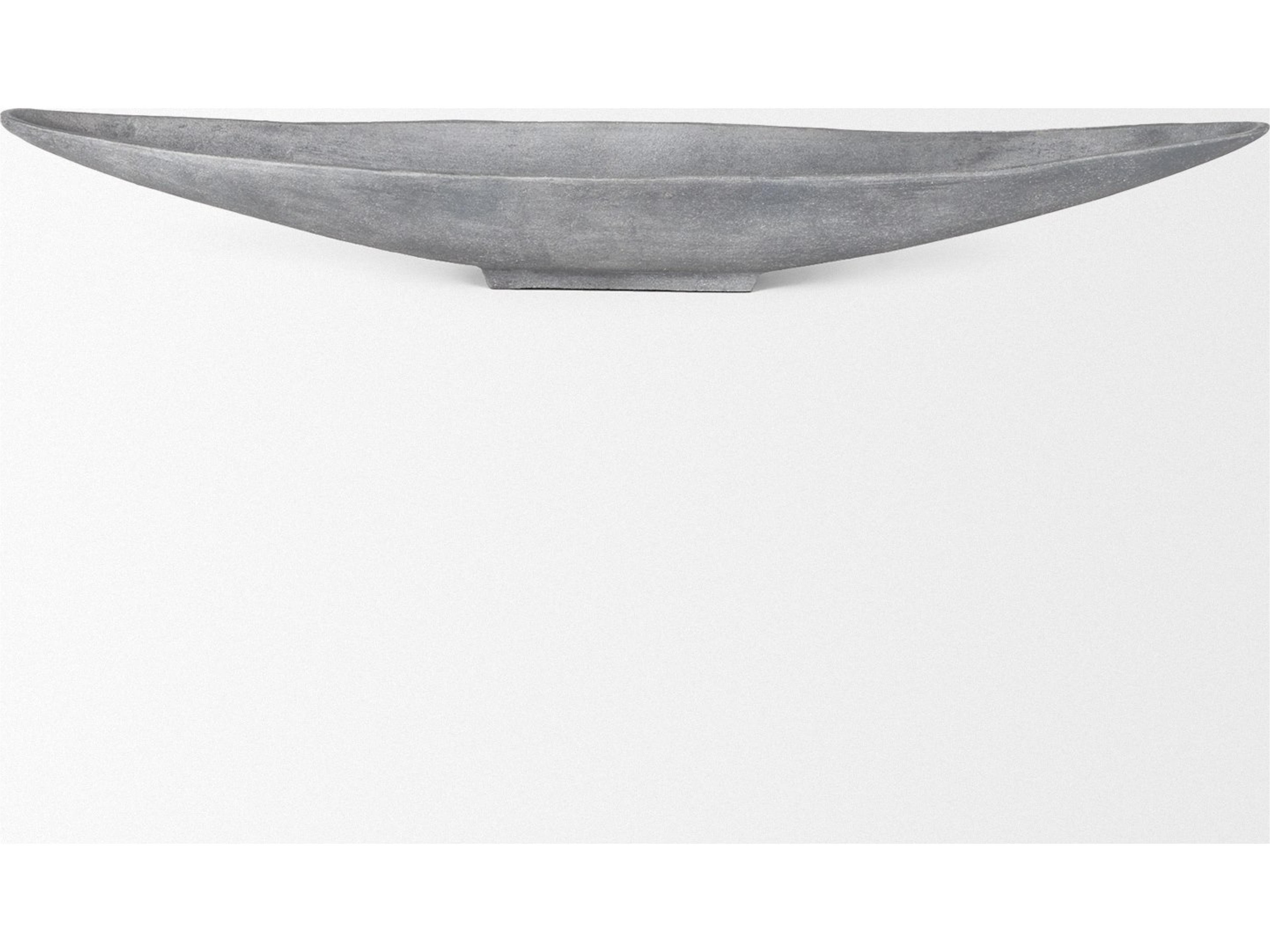 Mercana Piero Small Concrete Finished Metal Decorative Bowl