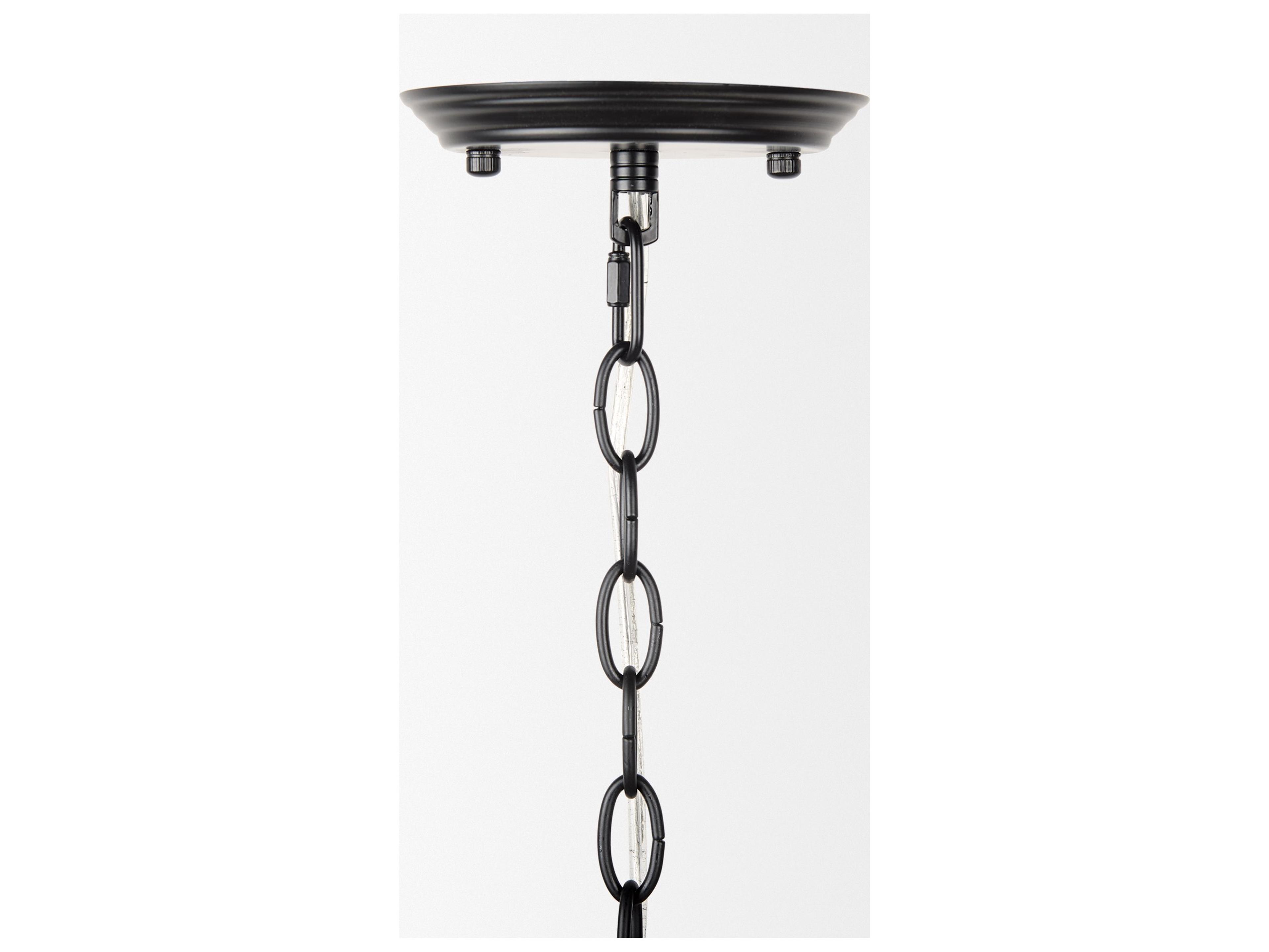 Mercana Gabriel Large Matte Black Chandelier