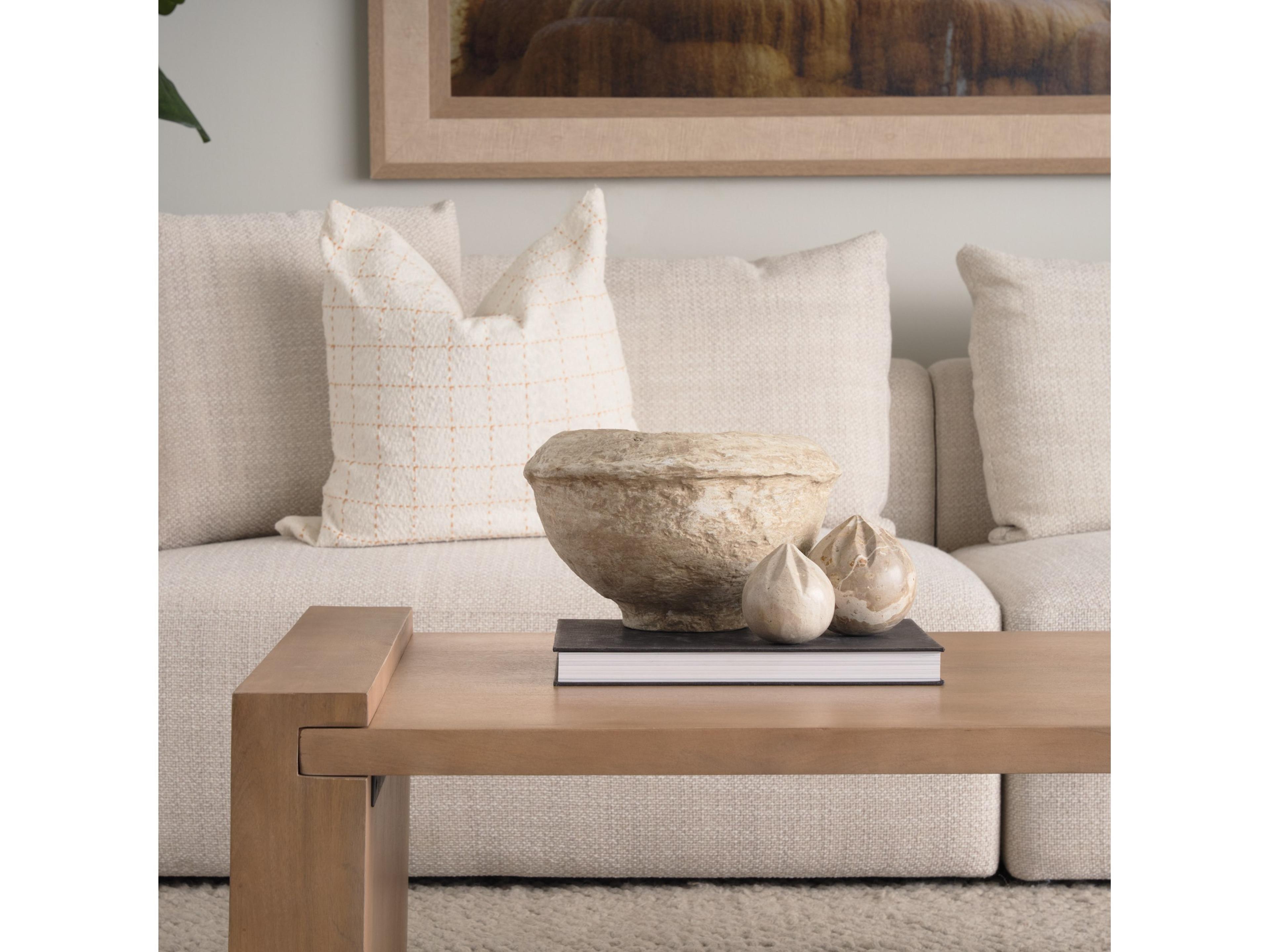 Mercana Caprie Small Beige Marble Decorative Juice Squeezer