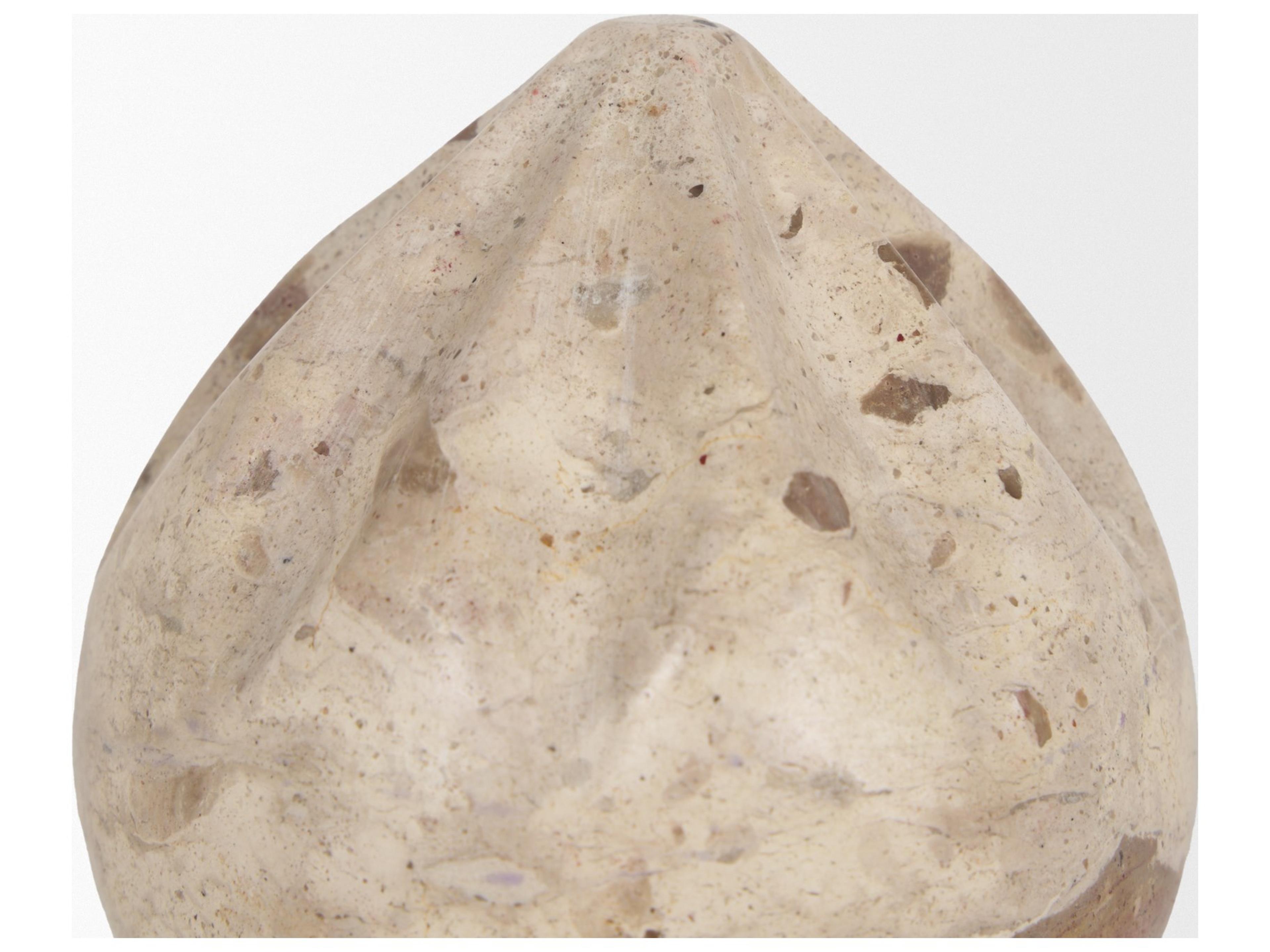 Mercana Caprie Small Beige Marble Decorative Juice Squeezer