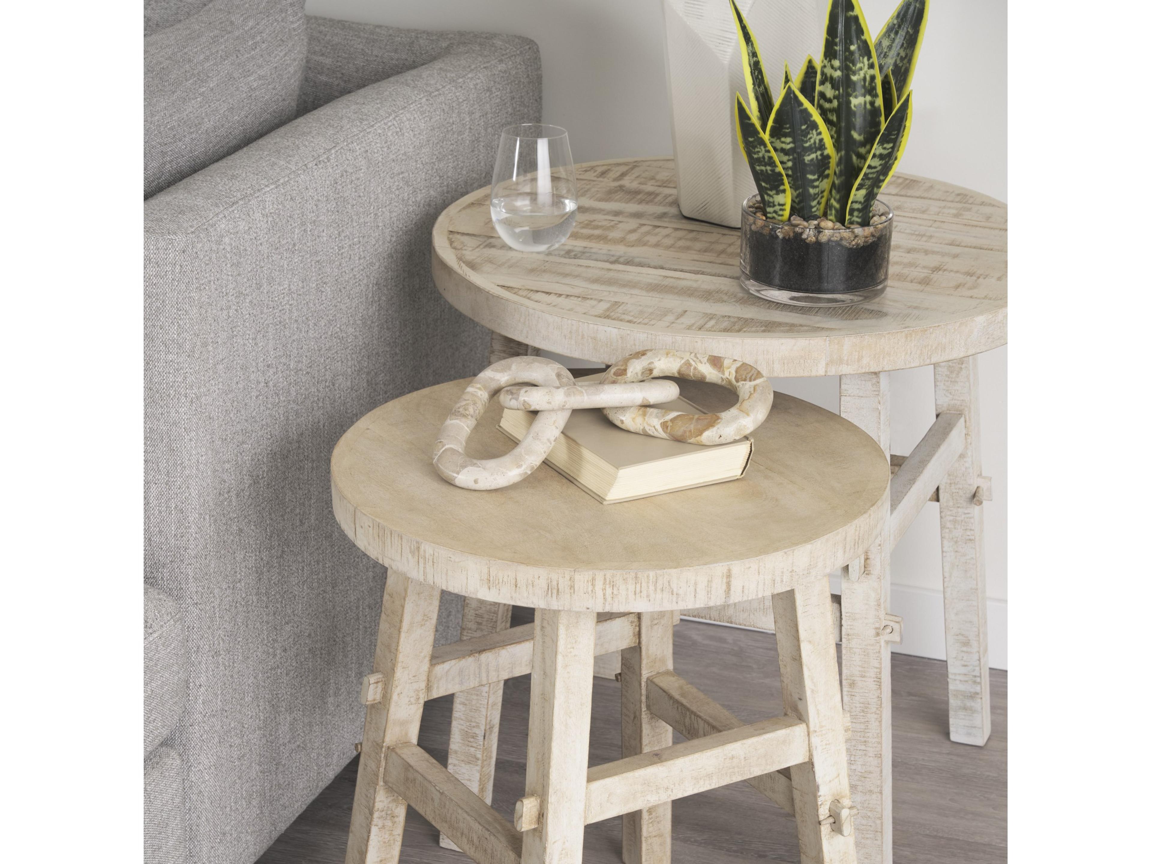 Mercana Reinir Beige Marble Chain Link Decorative Object