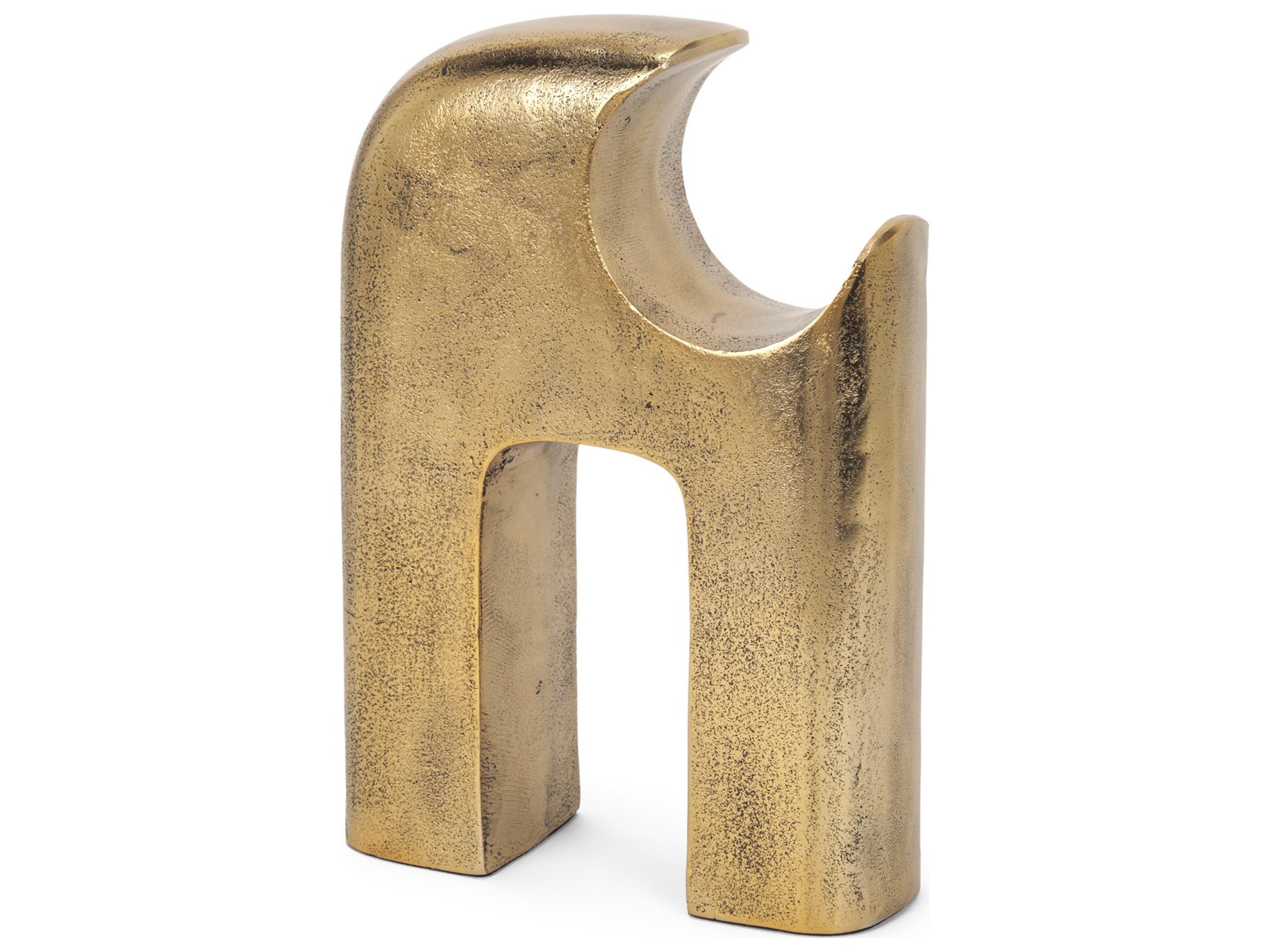 Renni Antiqued Brass Small Decorative Sculpture