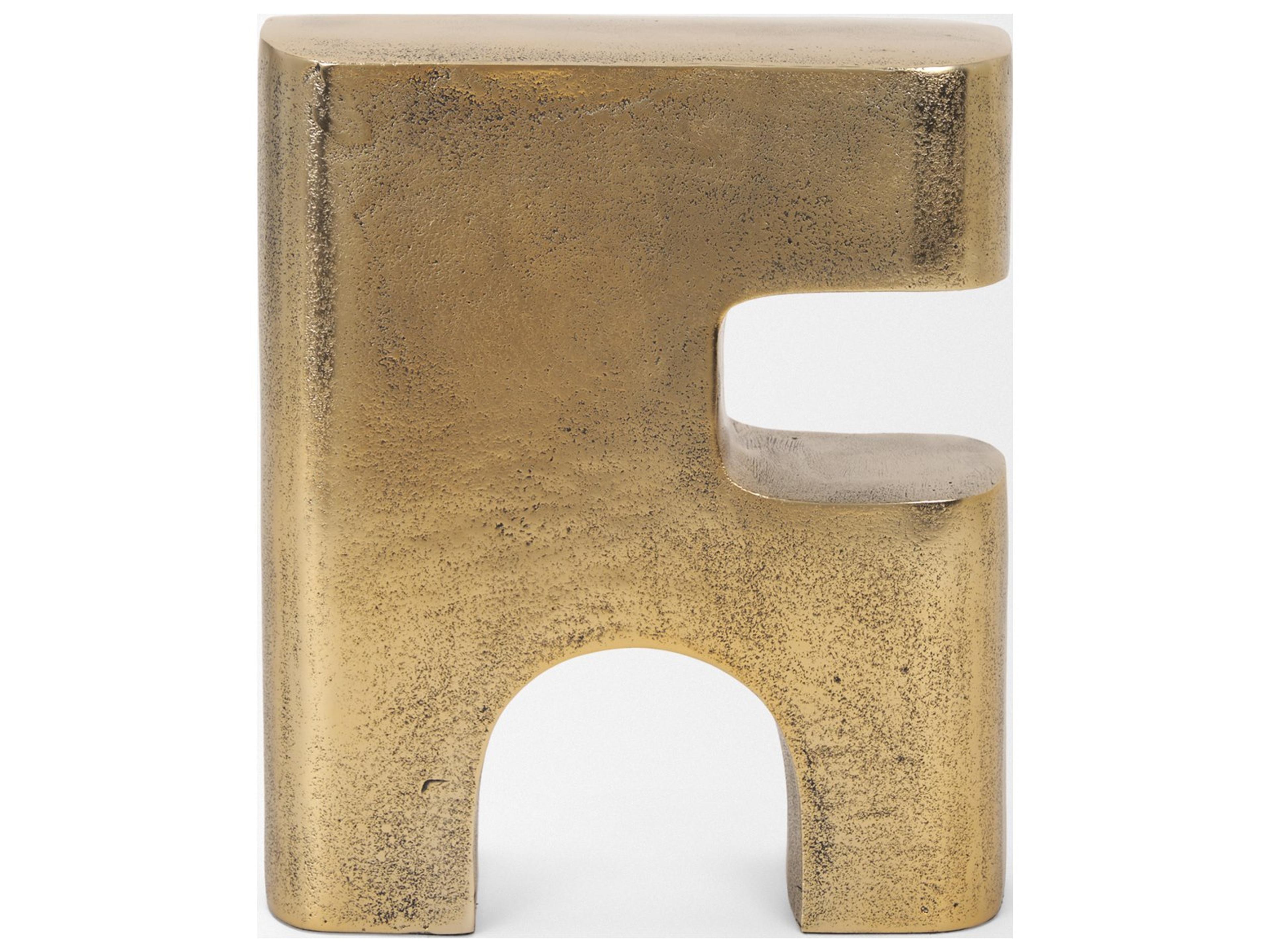 Mercana Renni Antiqued Brass Large Decorative Sculpture