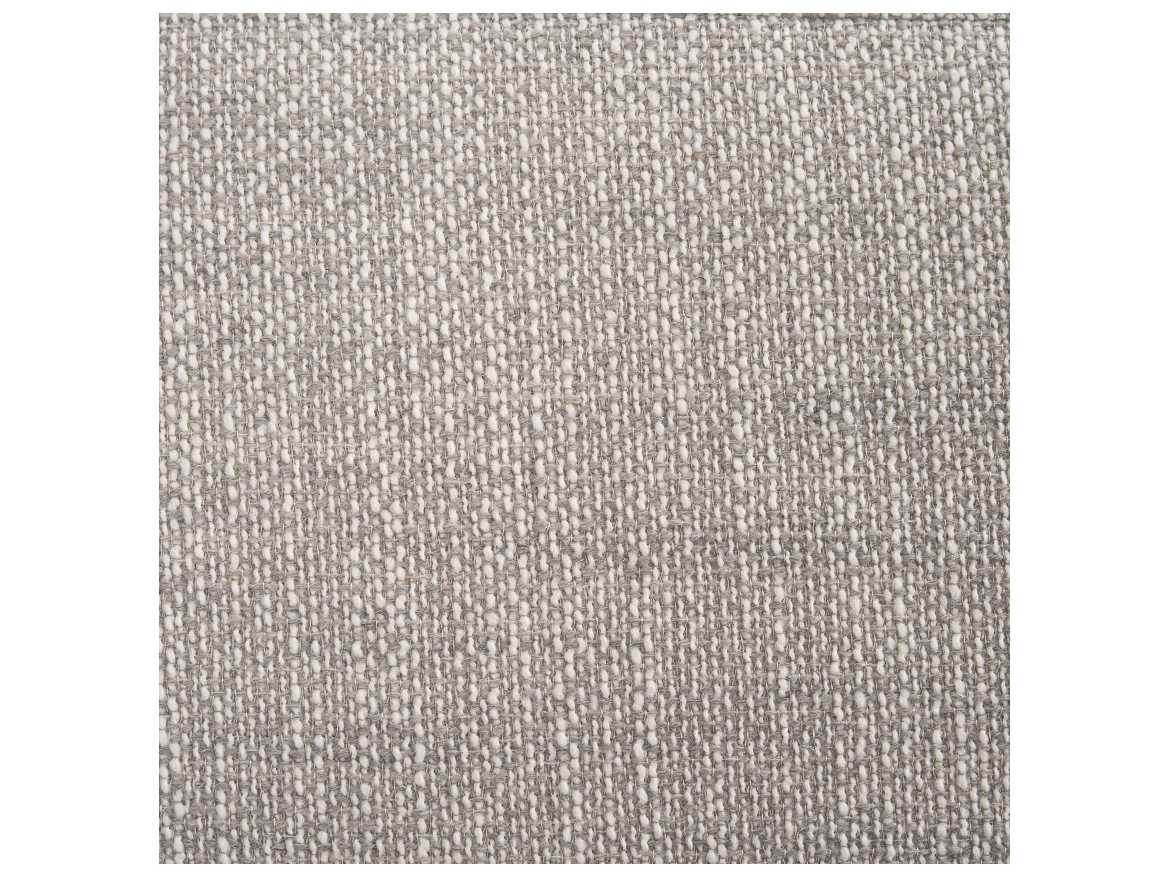 Mercana Siren Gray Fabric w/ Dark Brown Wood Oblong Bench