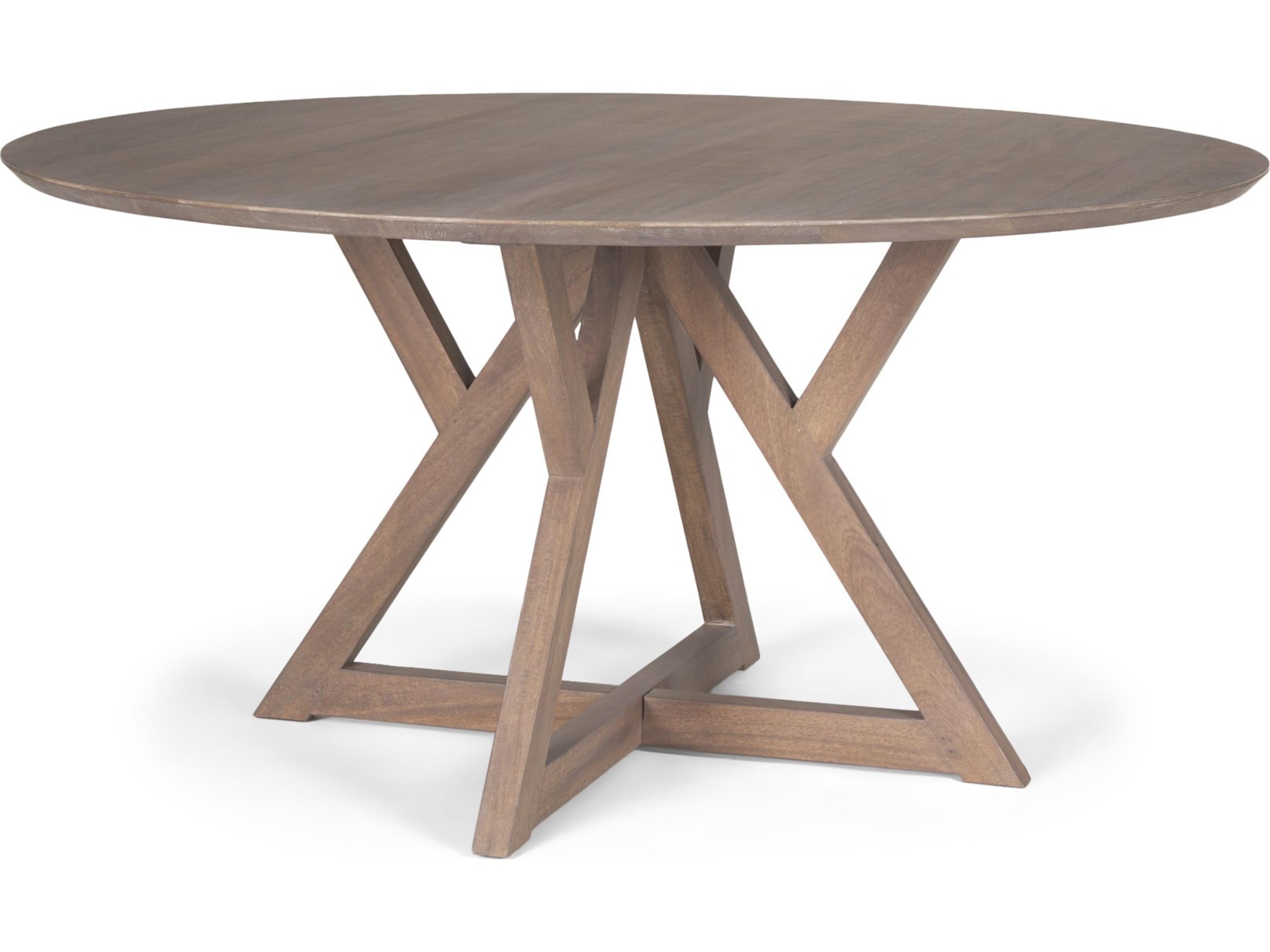 Jennings 60" Light Brown Wood Dining Table