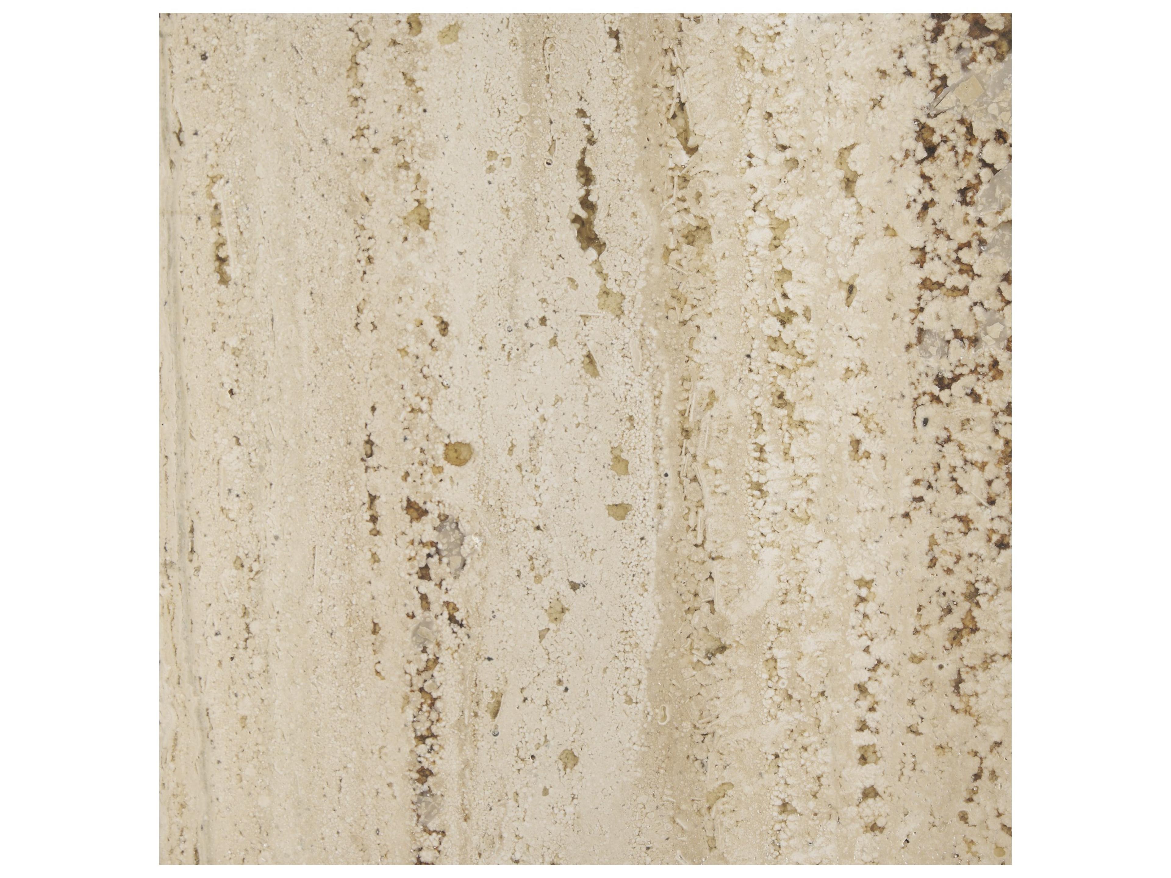 Mercana Shivon 94" Light Brown Mango Wood W/ Travertine Dining Table