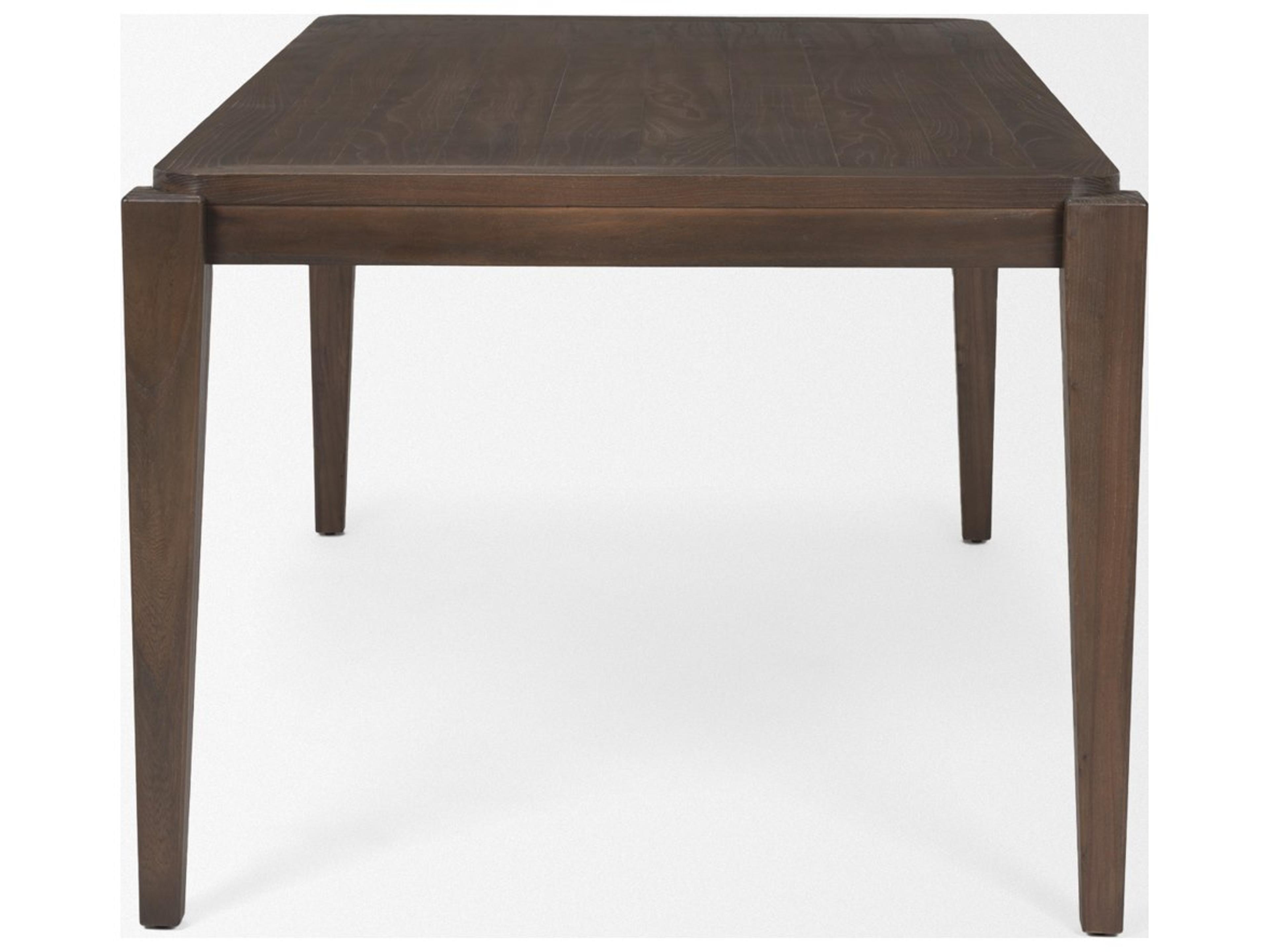 Mercana Teva Dark Brown Wood Rectangular 72" Dining Table