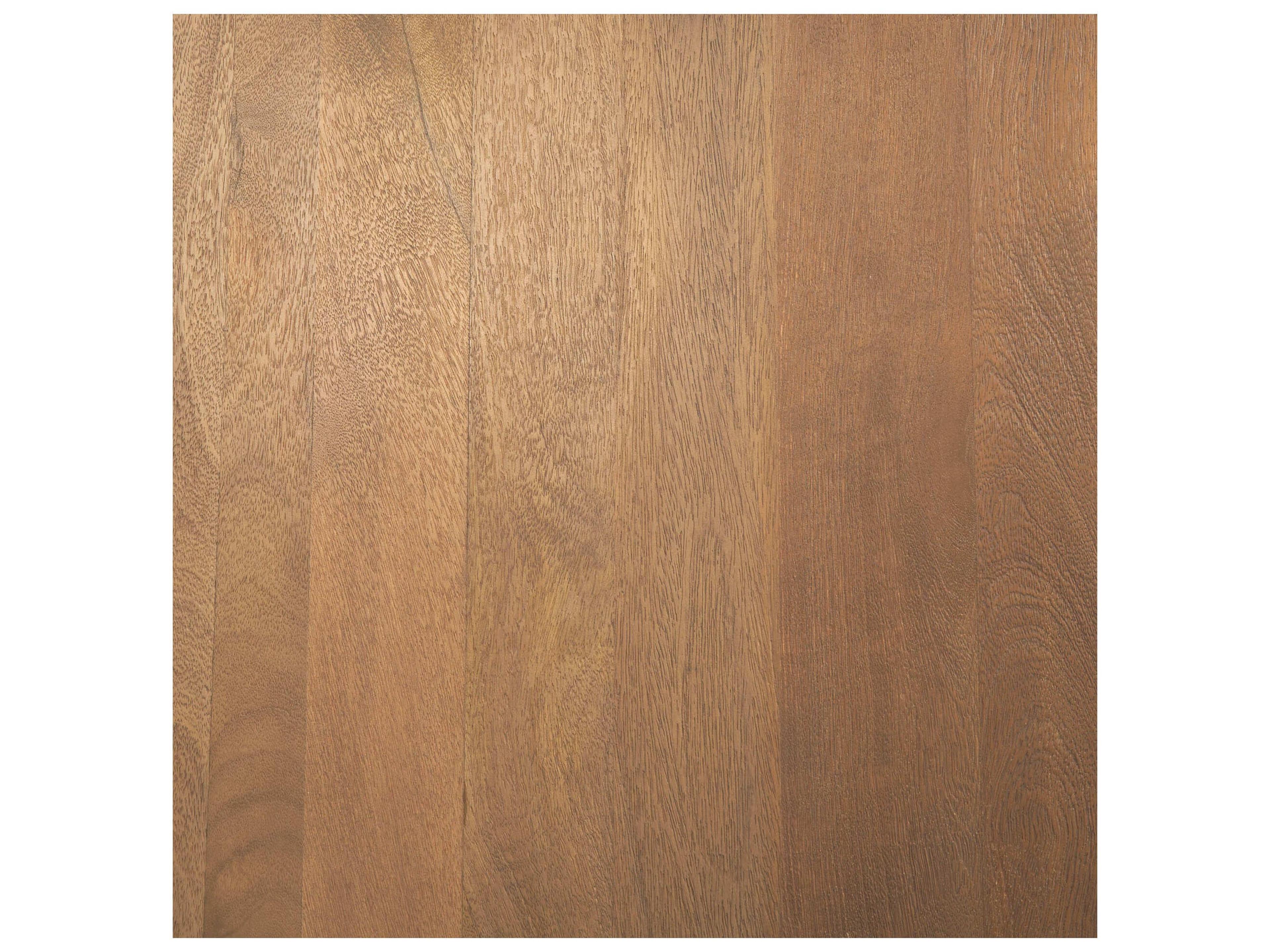 Mercana Swanson 60" Light Brown Wood Round Pedestal Dining Table