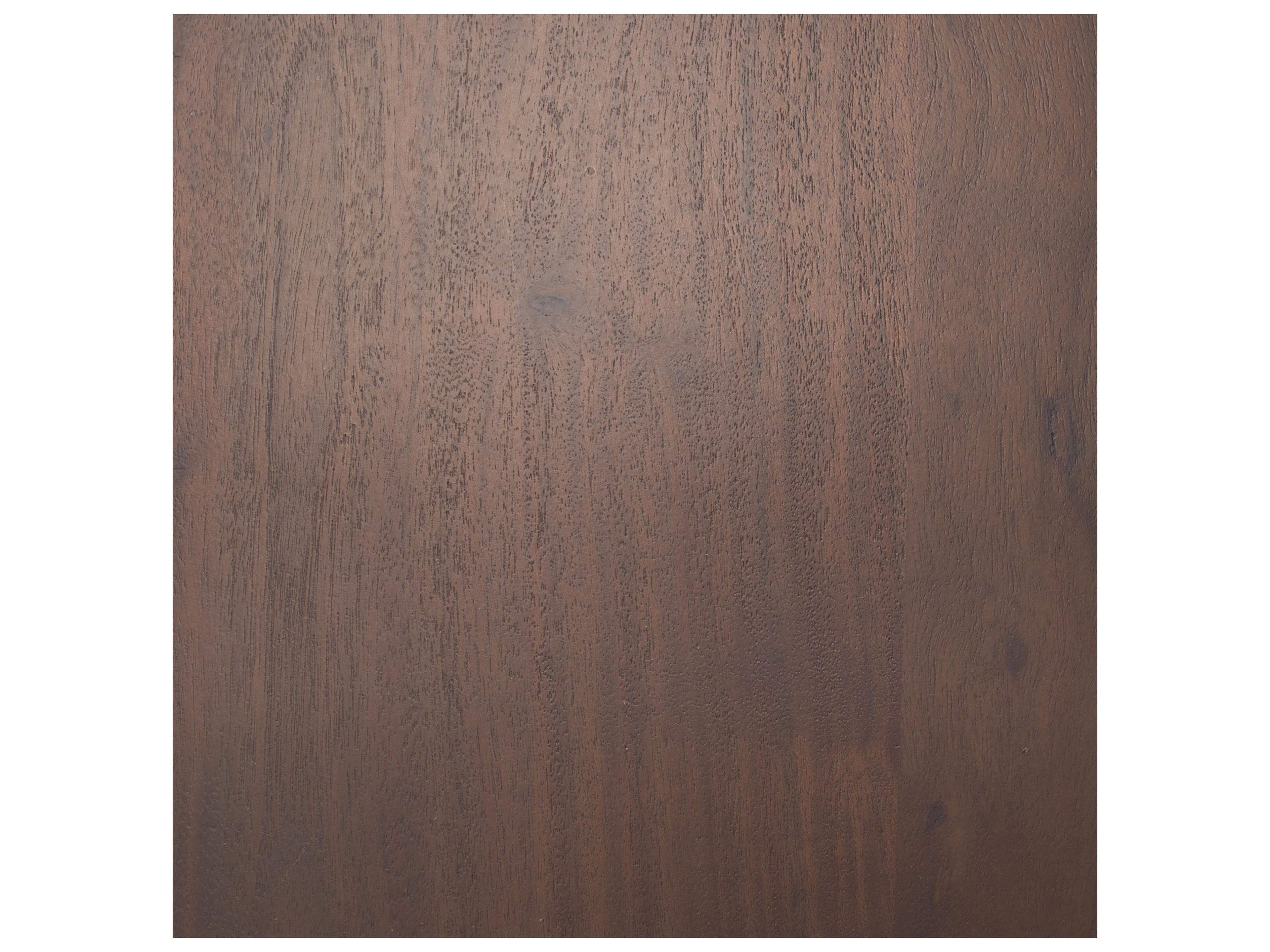 Mercana Soma 48" Red Brown Acacia Wood Round Dining Table