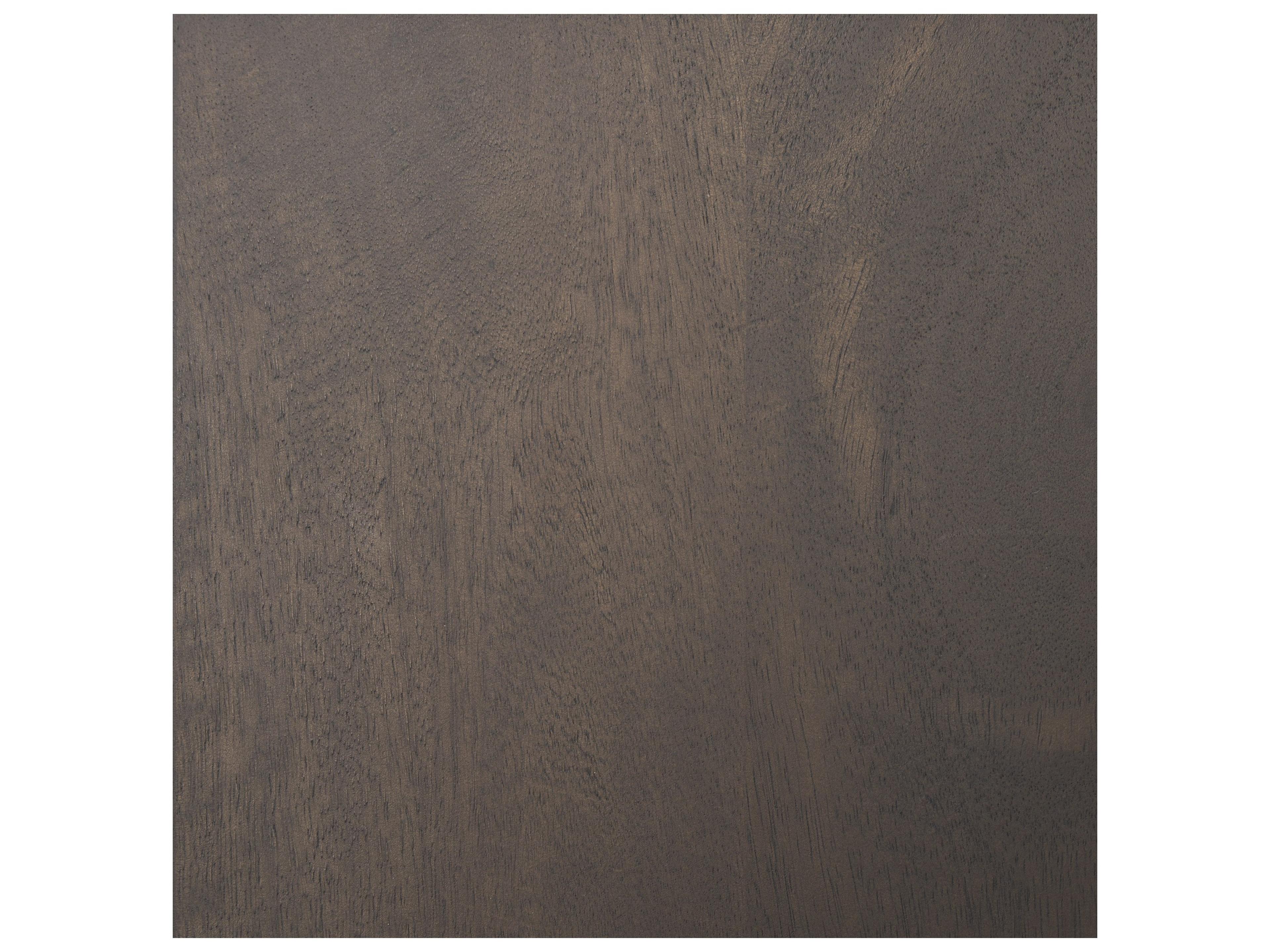 Mercana Takoda Dark Brown Wood Tapered Drum Accent Table