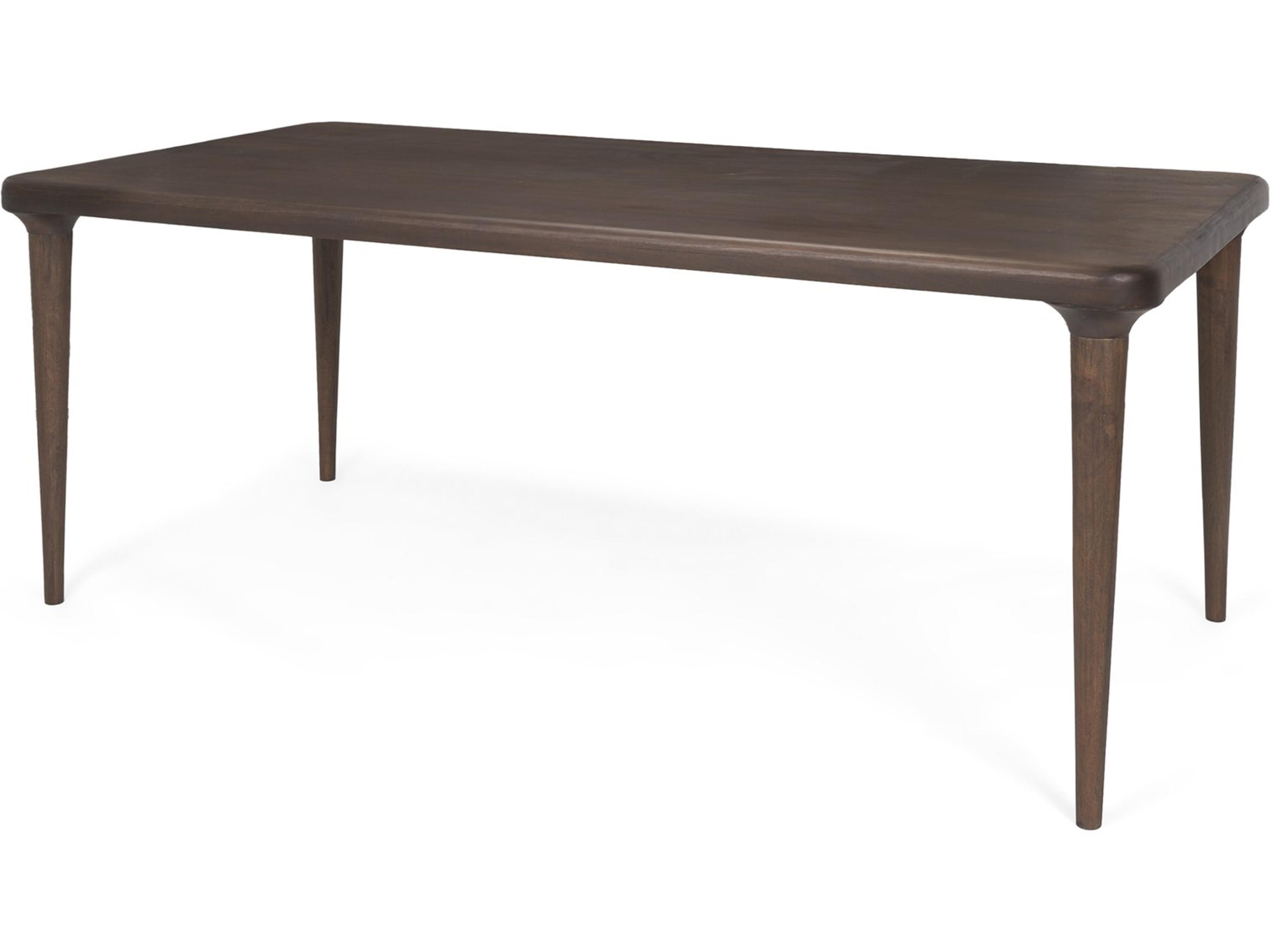 Suvan 72L Medium-Dark Brown Rectangular Wood Dining Table