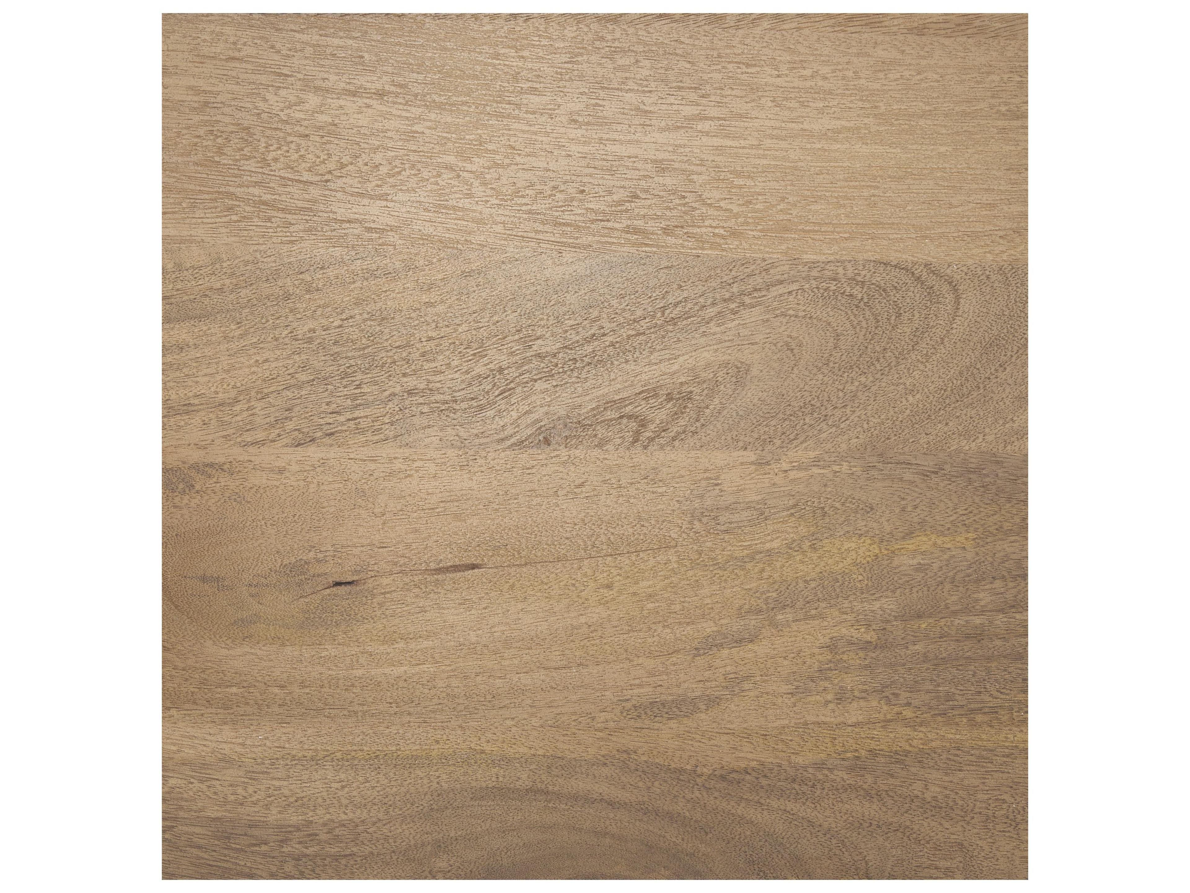 Mercana Soma 48" Light Brown Mango Wood Round Dining Table