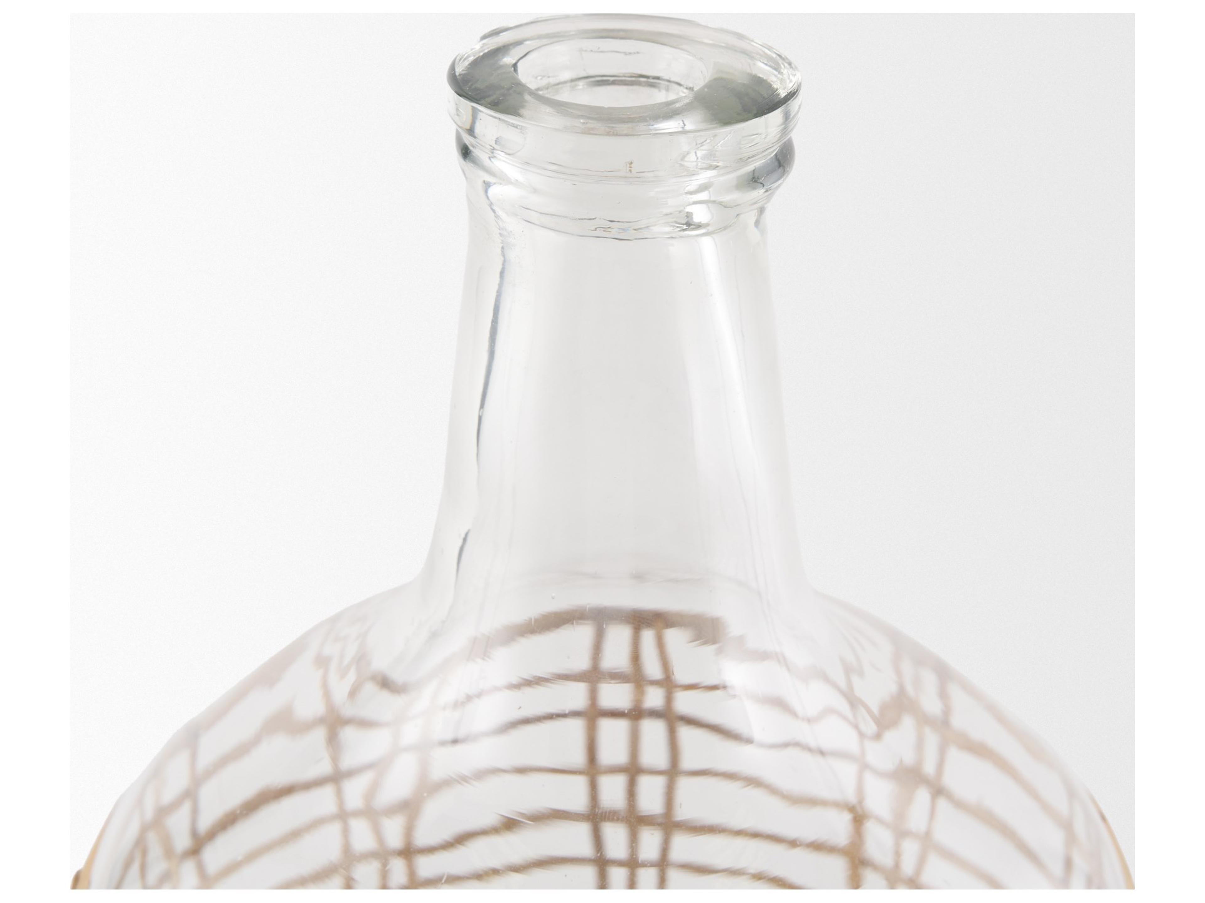 Mercana Troian Medium Rattan Wrapped Glass Bottle