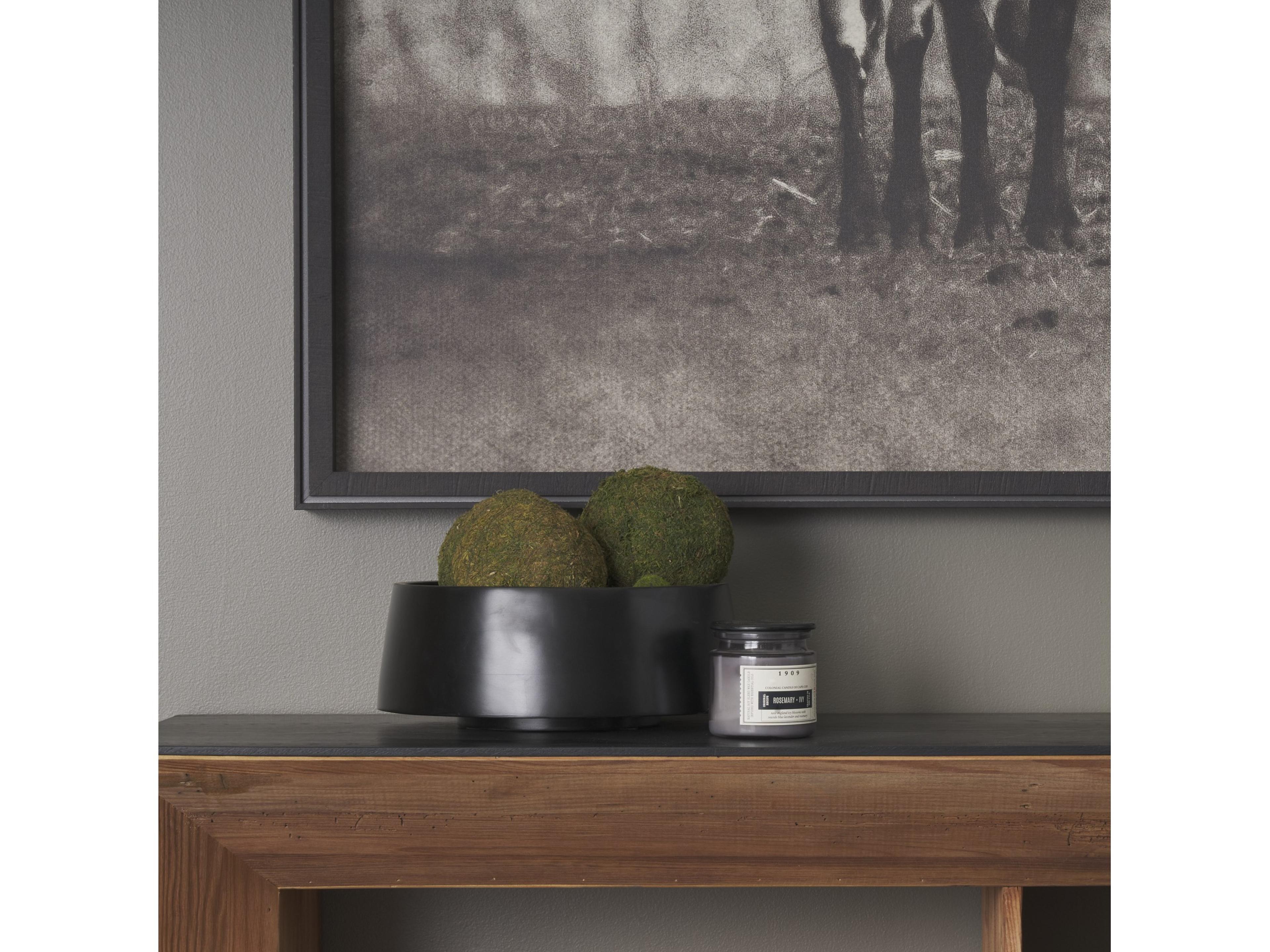 Mercana Kadara Black Solid Wood Decorative Bowl