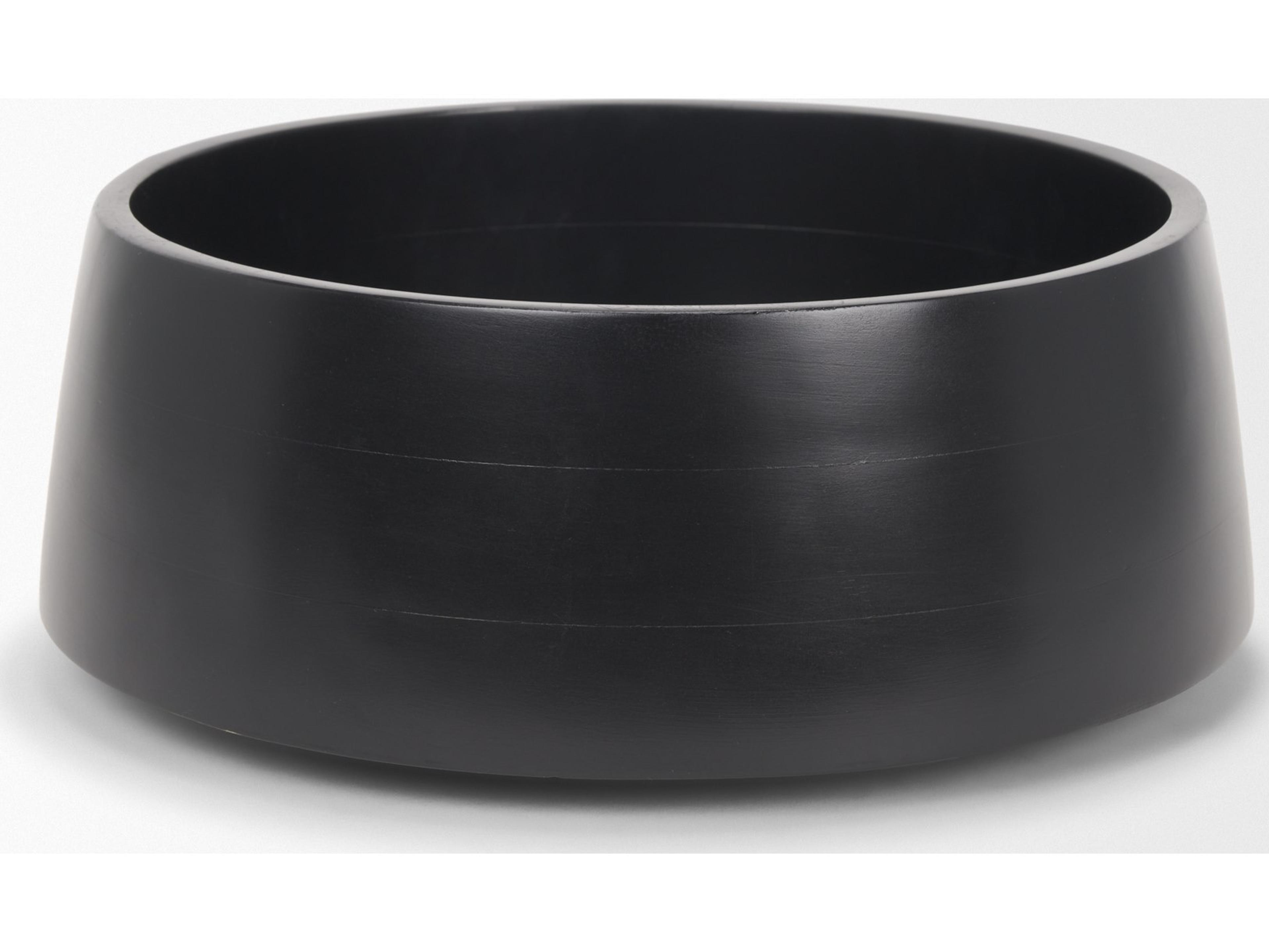 Mercana Kadara Black Solid Wood Decorative Bowl