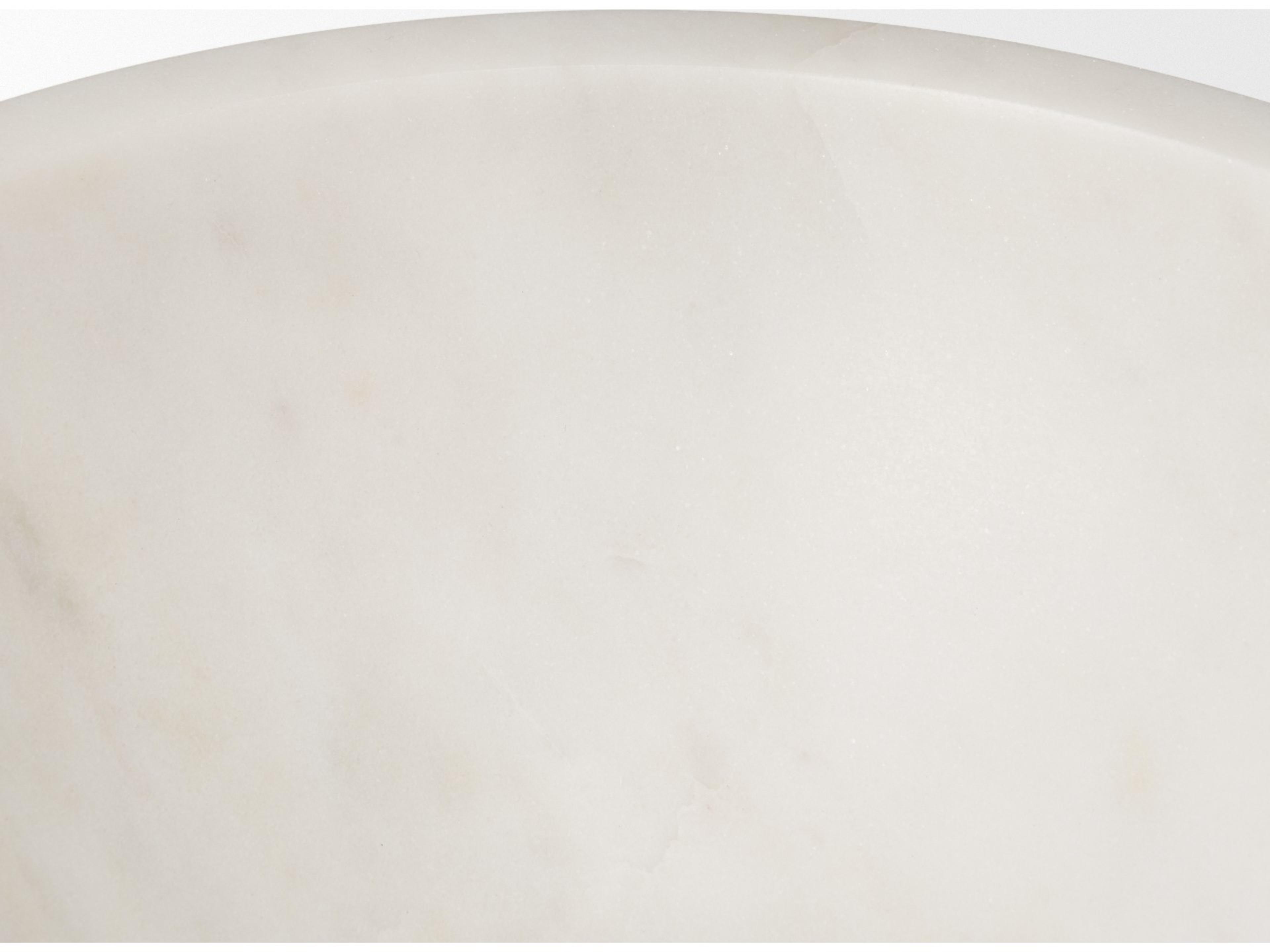 Mercana Katora Large Premium Solid White Marble Bowl