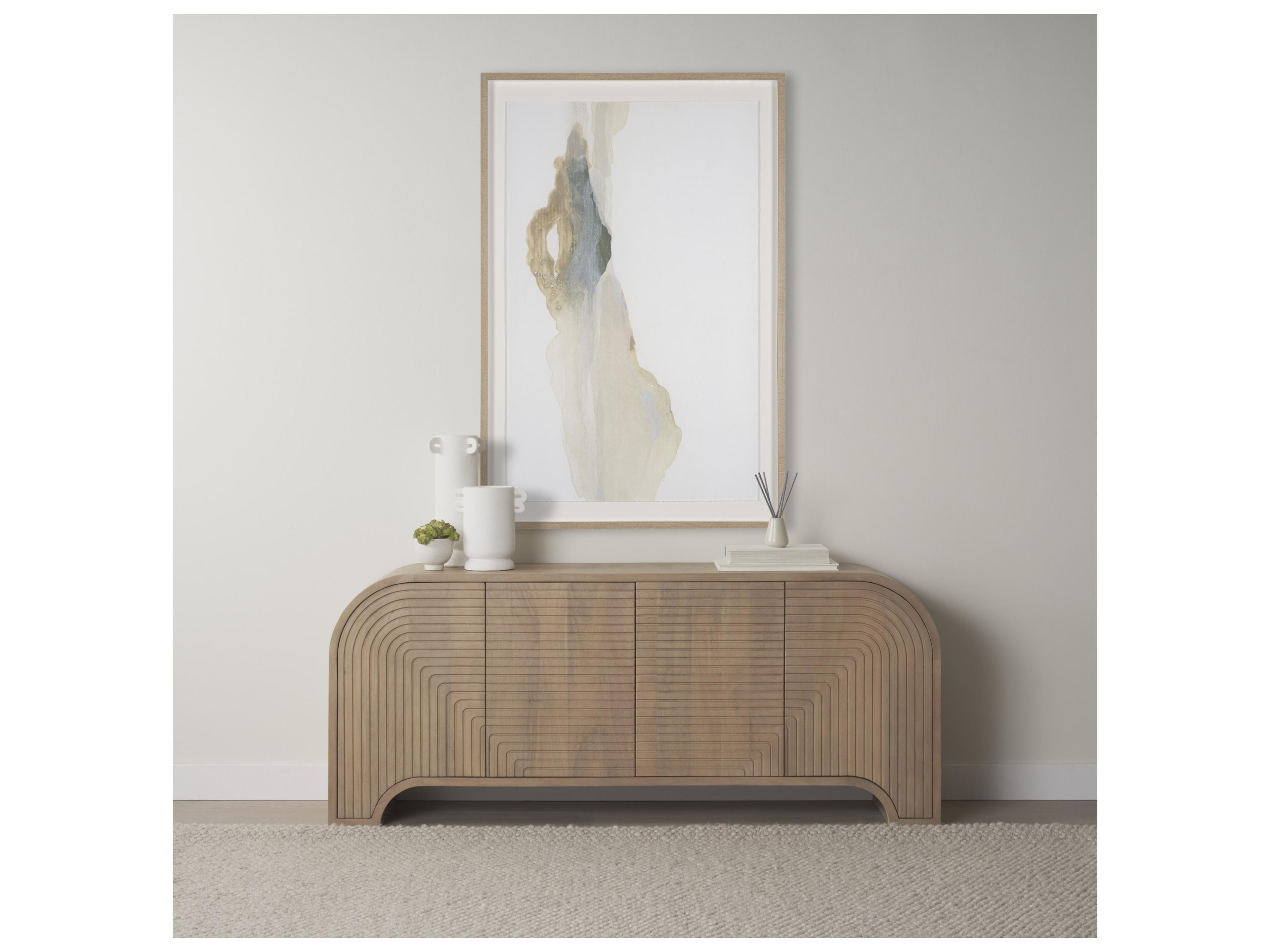 Mercana Dylan Tall Textured Off White w/ Handles Ceramic Vase