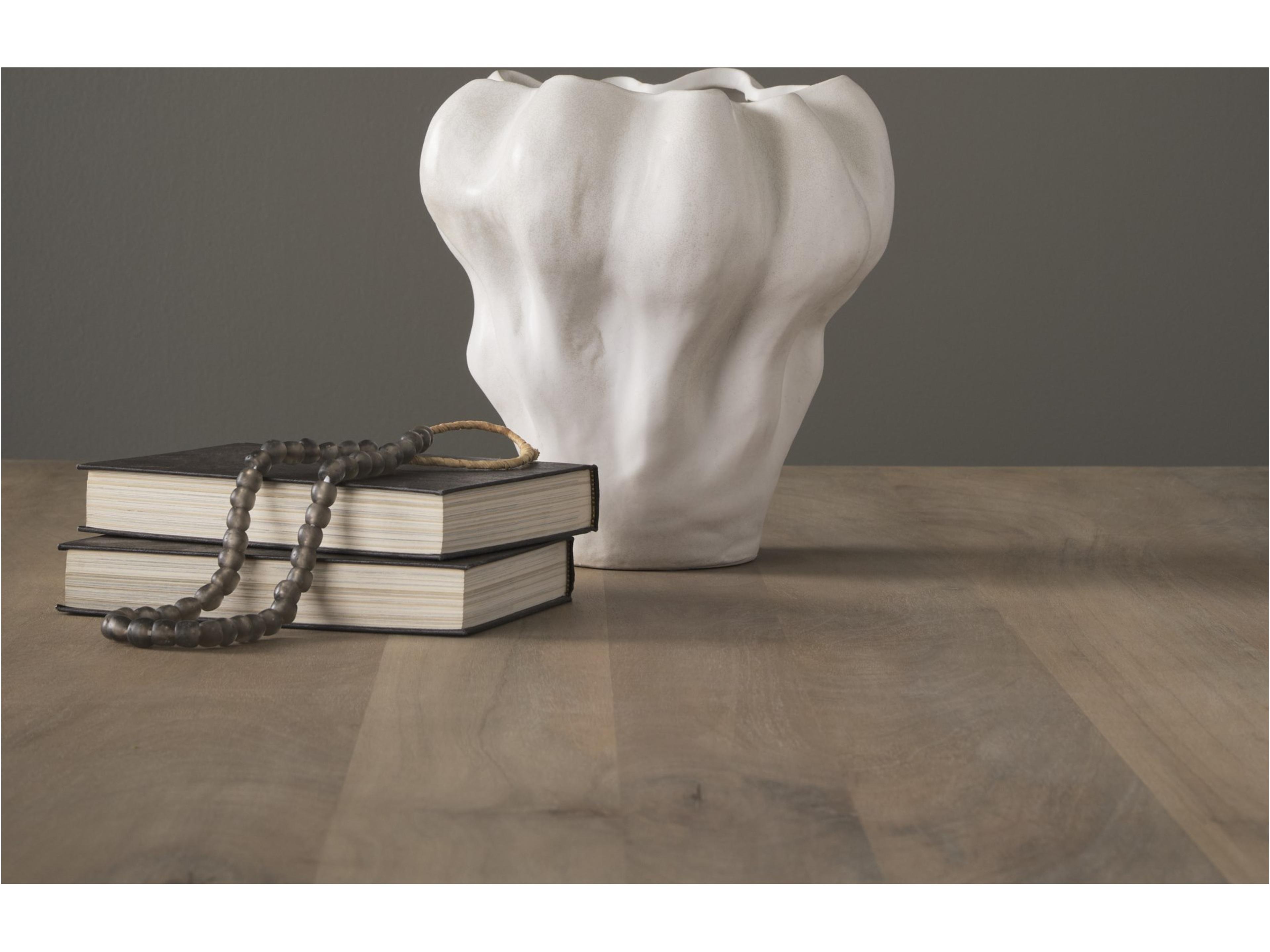 Mercana Vanna Sculptural Cream Glazed Ceramic Vase