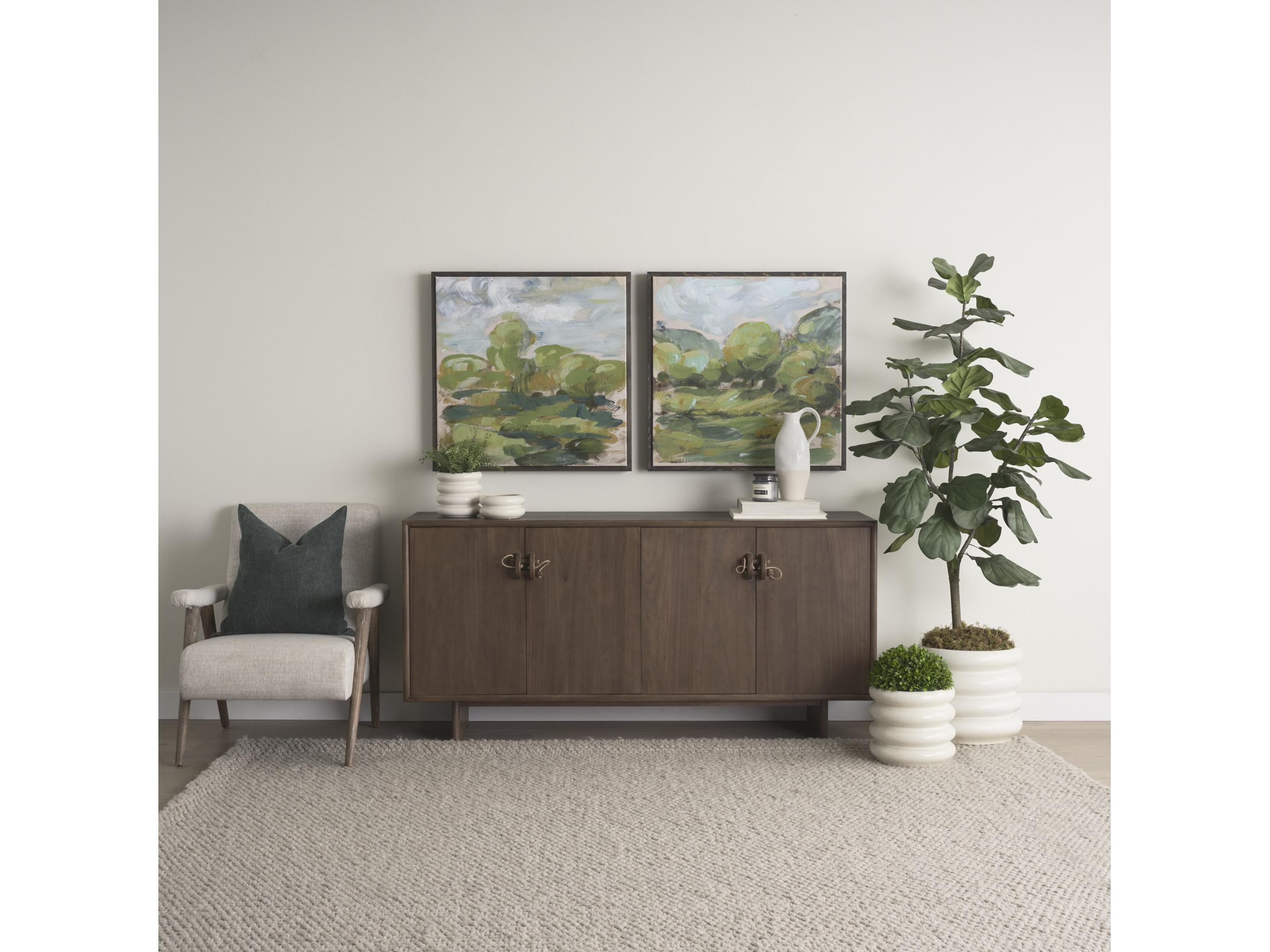 Mercana Twyla Short Cream Glazed Ring Pot