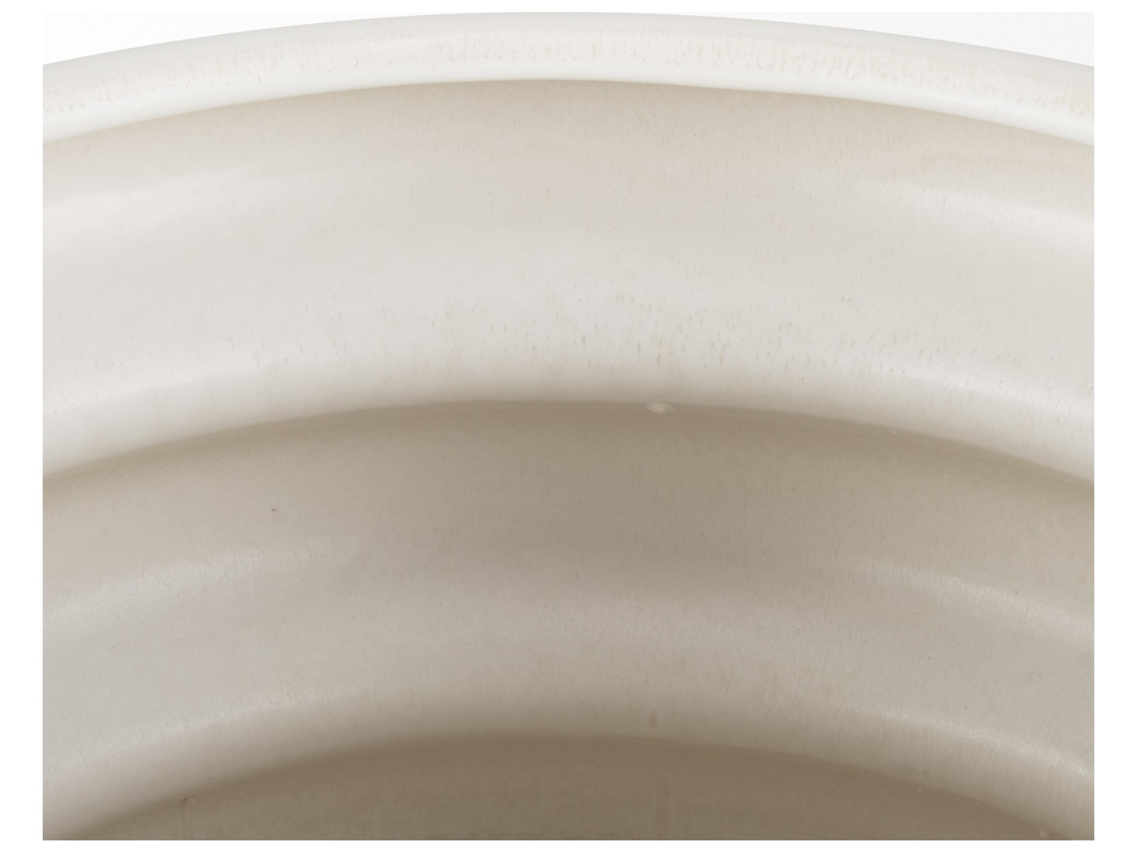 Mercana Twyla Tall Cream Glazed Floor Ceramic Vase