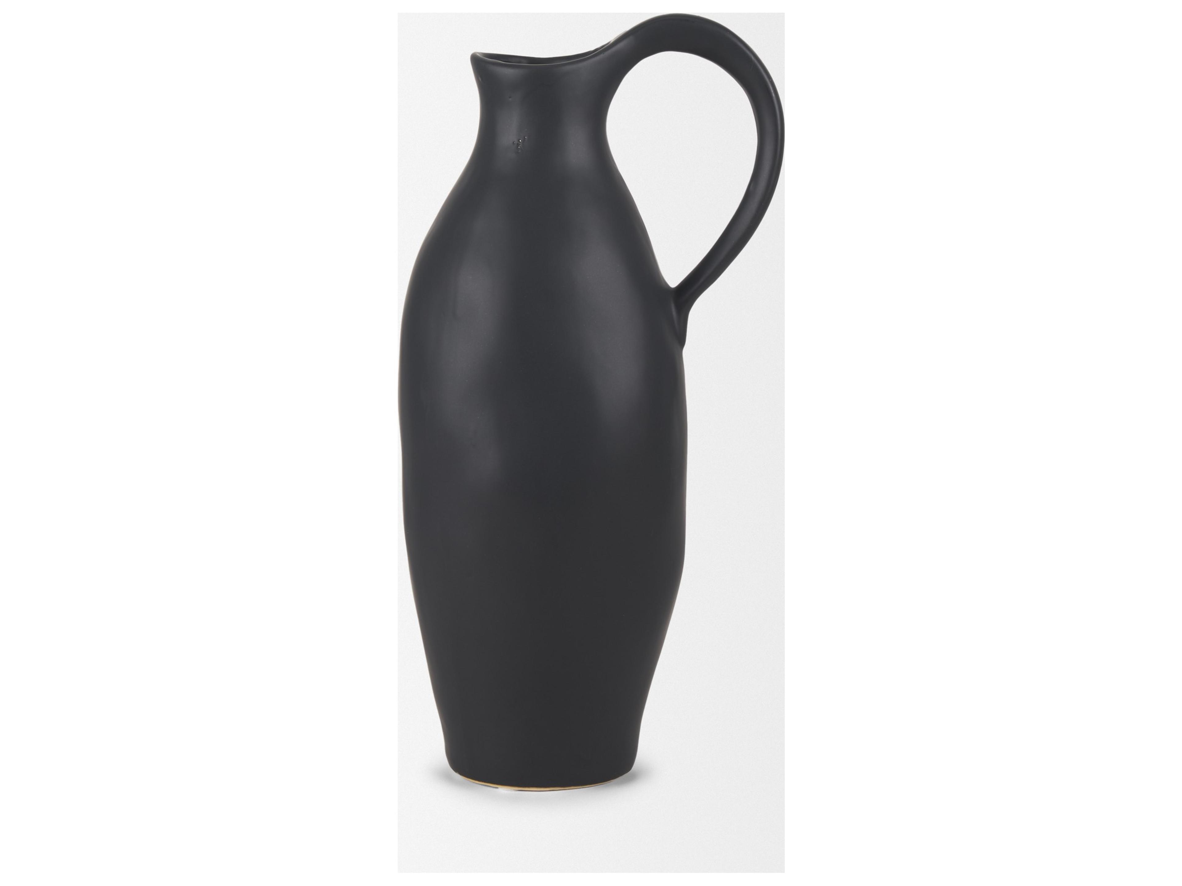 Mercana Valora Matte Black Ceramic Jug