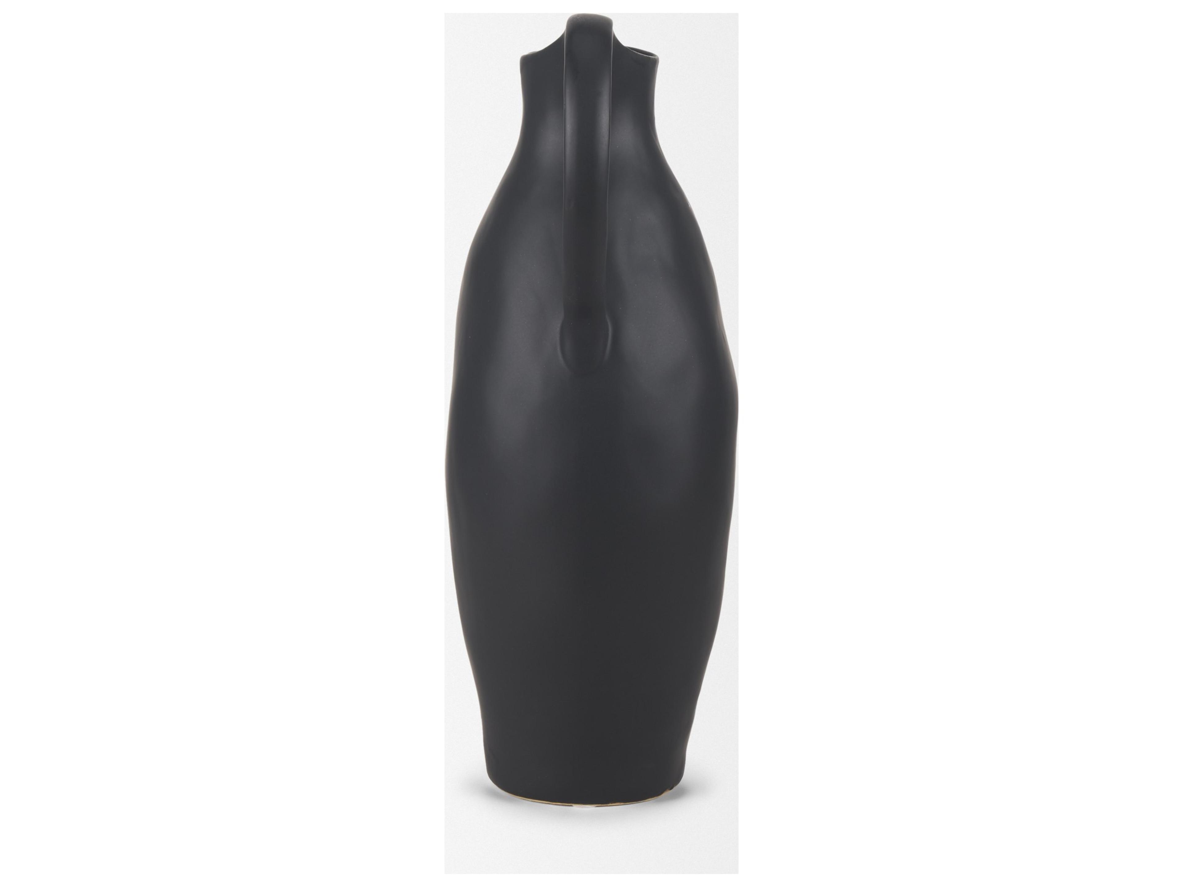 Mercana Valora Matte Black Ceramic Jug