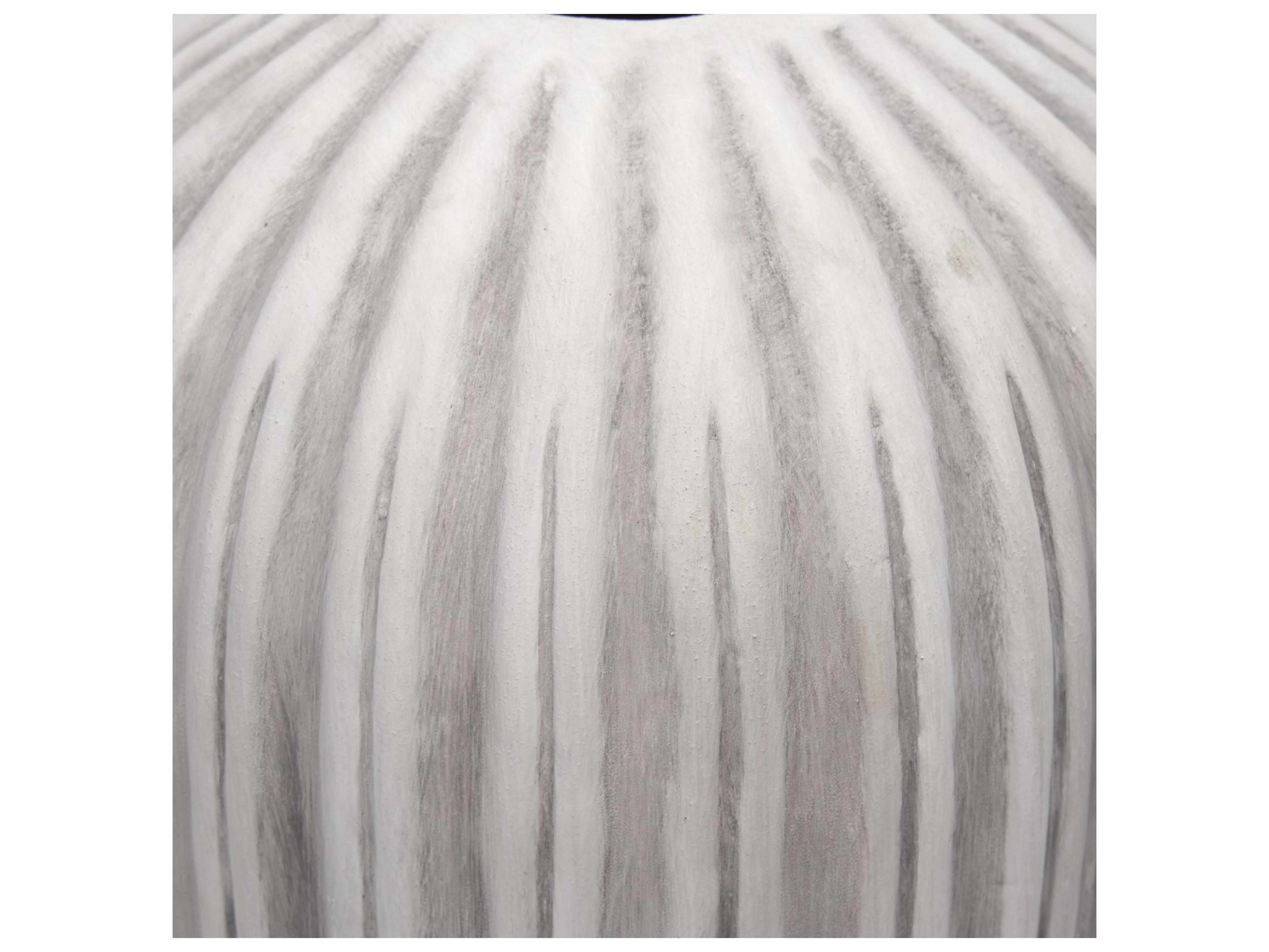 Mercana Ummi Small Off White w/ Gray Antiquing Ceramic Vase