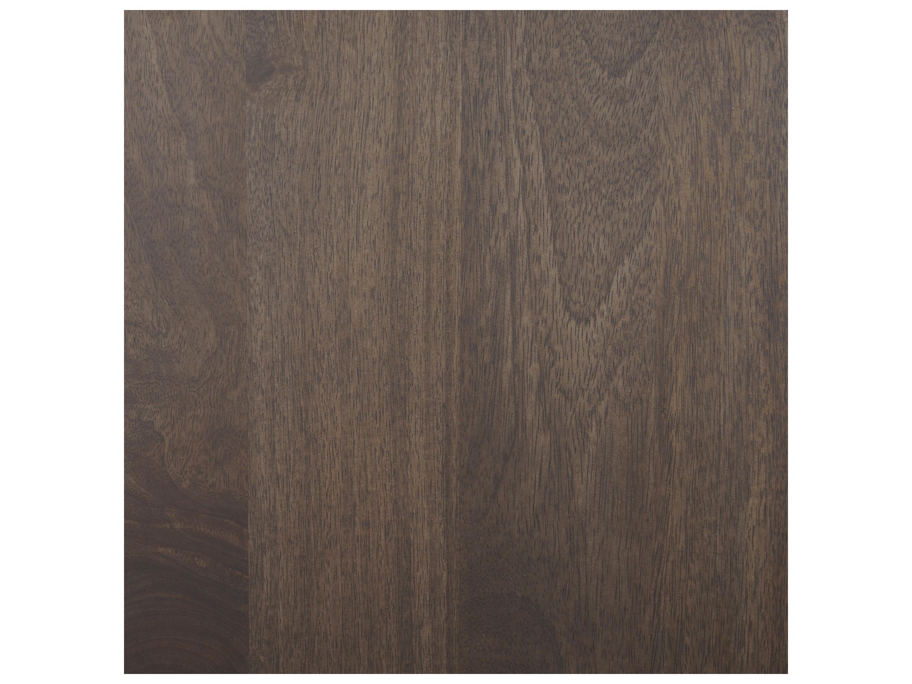 Mercana Wallen Solid Dark Brown Wood Curio Cabinet