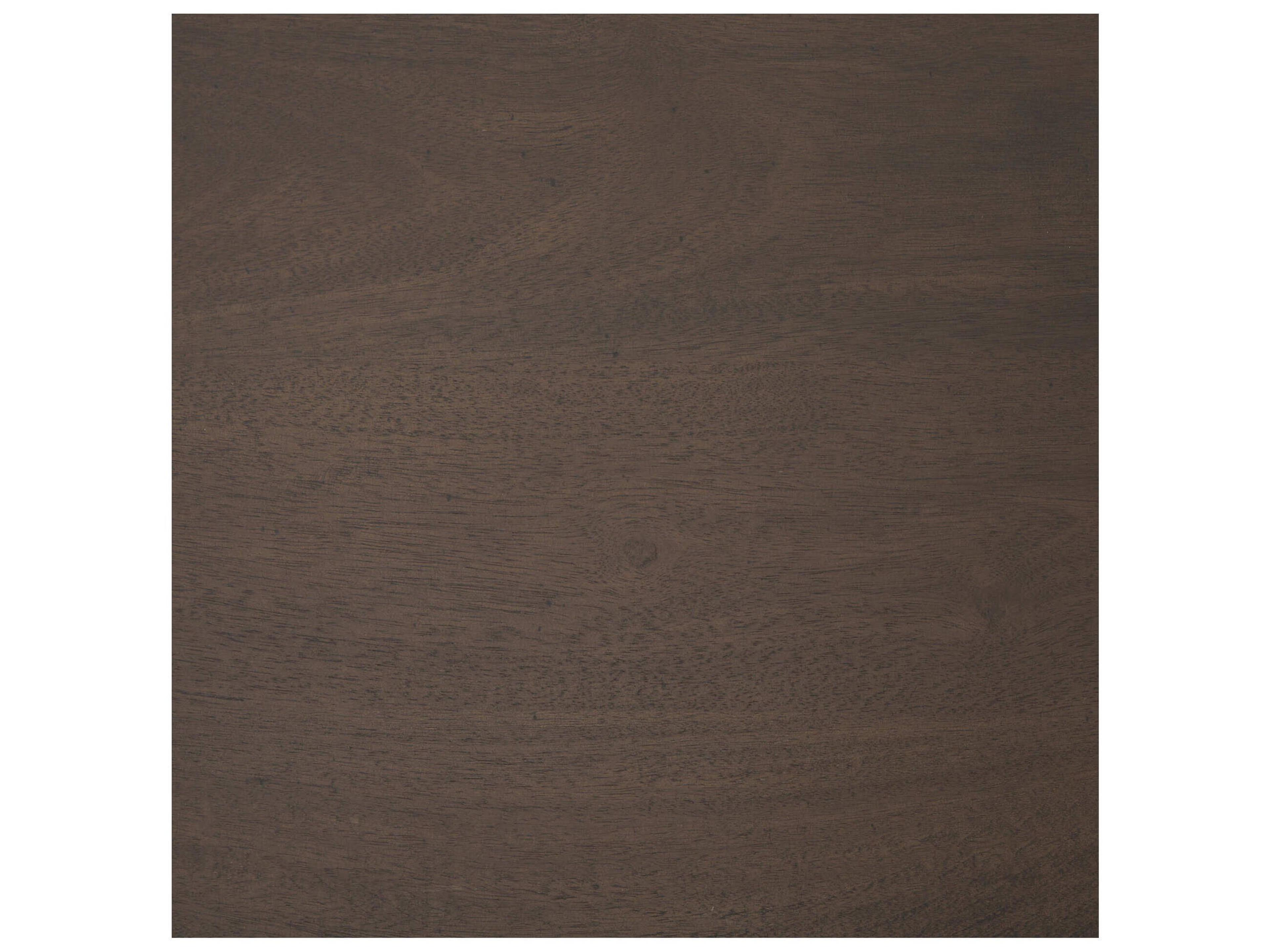 Mercana Takoda Dark Brown Wood Tapered Drum Nesting Coffee Tables