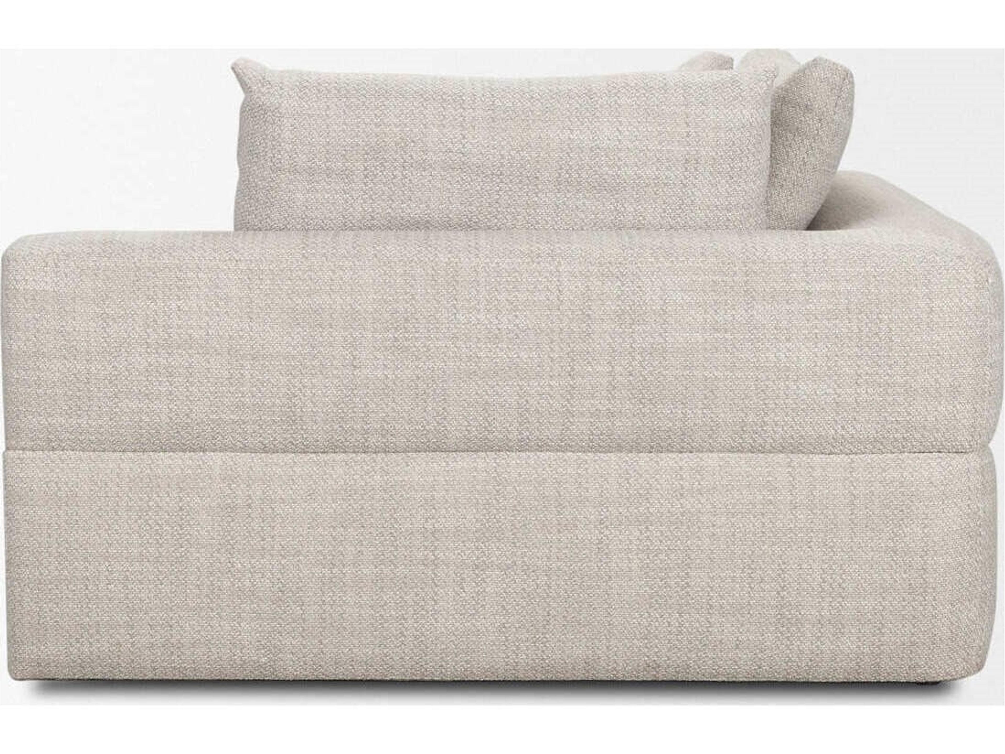 Mercana Warner Gray Performance Fabric Corner Piece