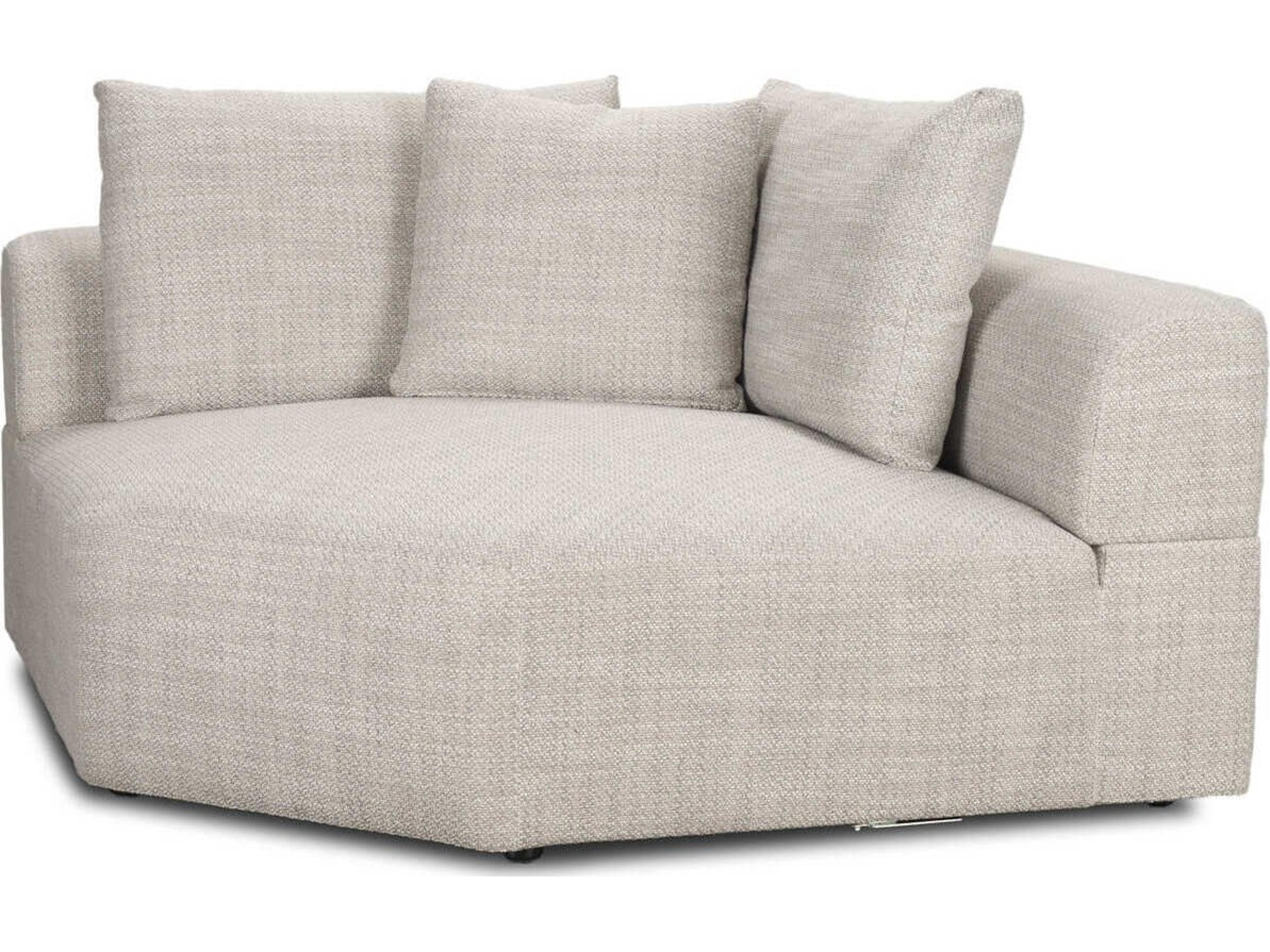 Warner Gray Performance Fabric Corner Piece