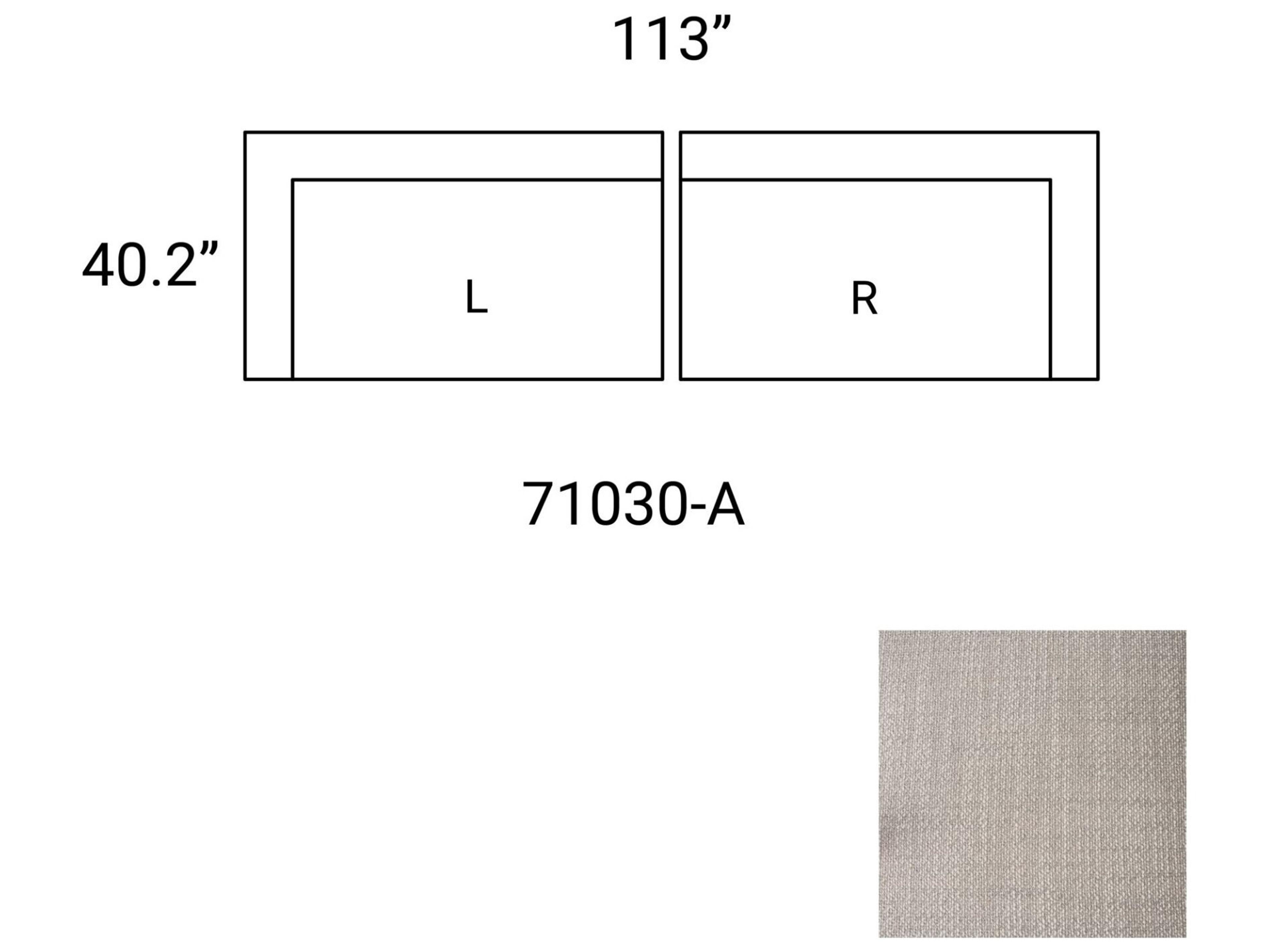 Mercana Warner Gray Two Piece Sofa Set