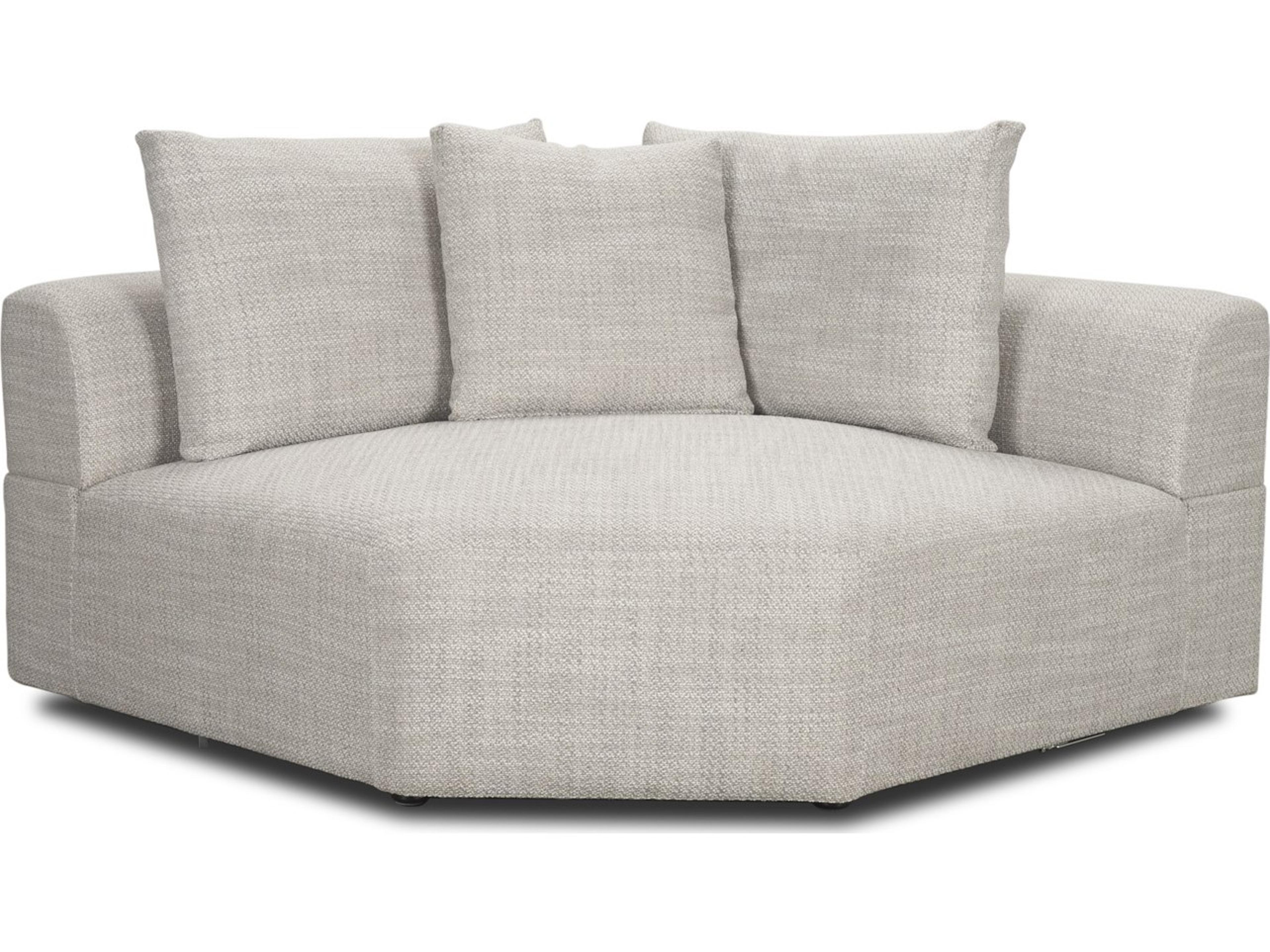 Mercana Warner Gray 3 Piece Sofa Set w/Corner Piece