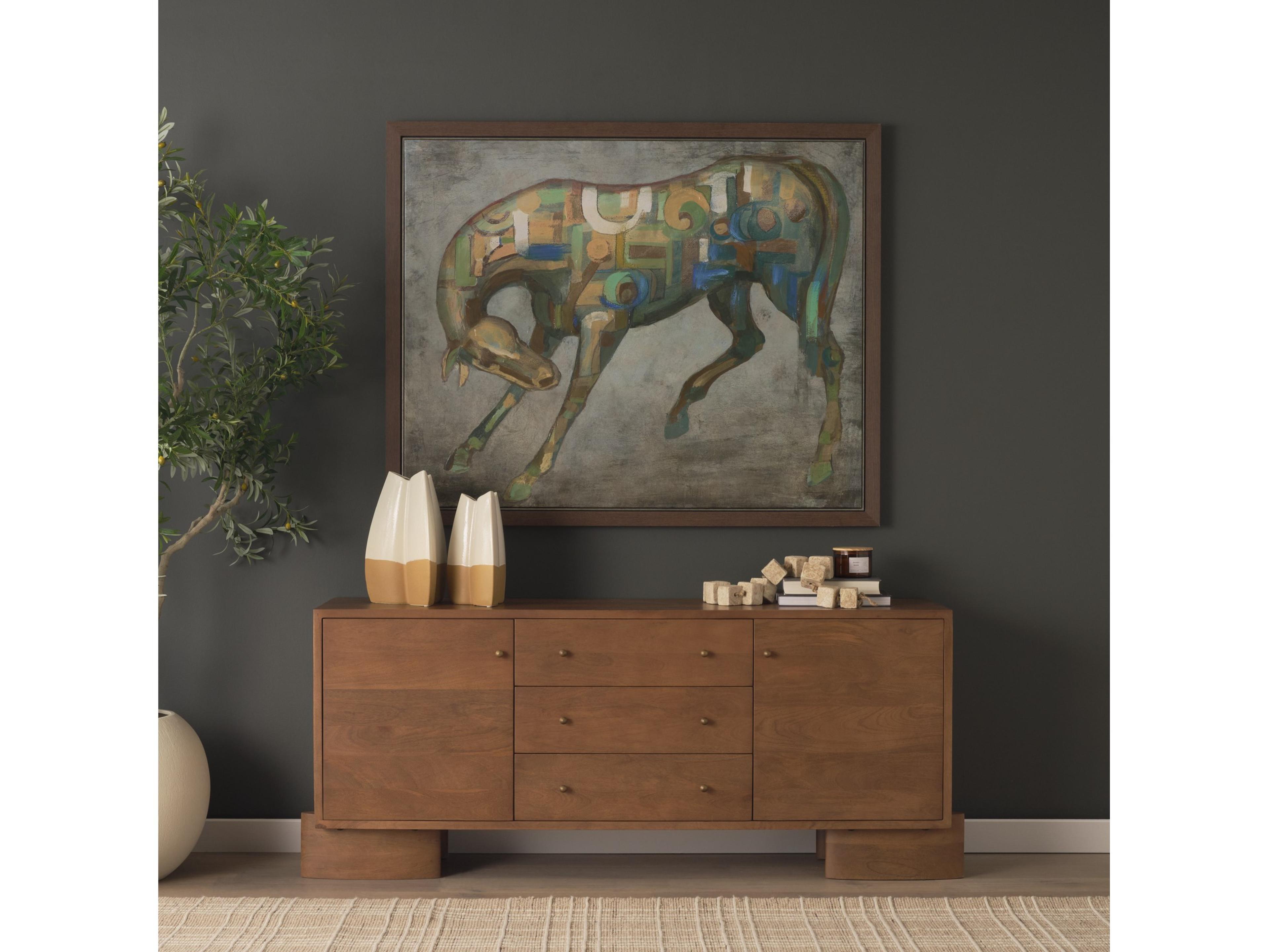 Mercana Mala Beige Paper Mache Cube Garland